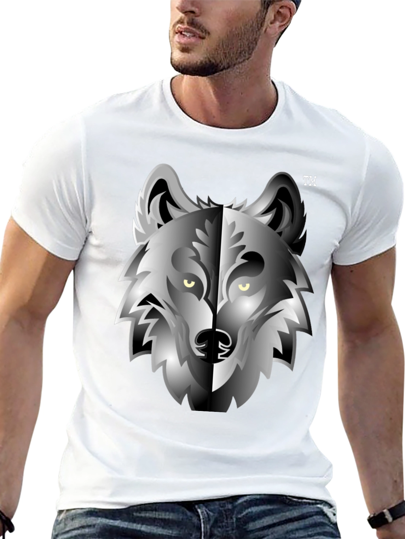 Wolf Graphic Tee - Cool Animal Design T-Shirt