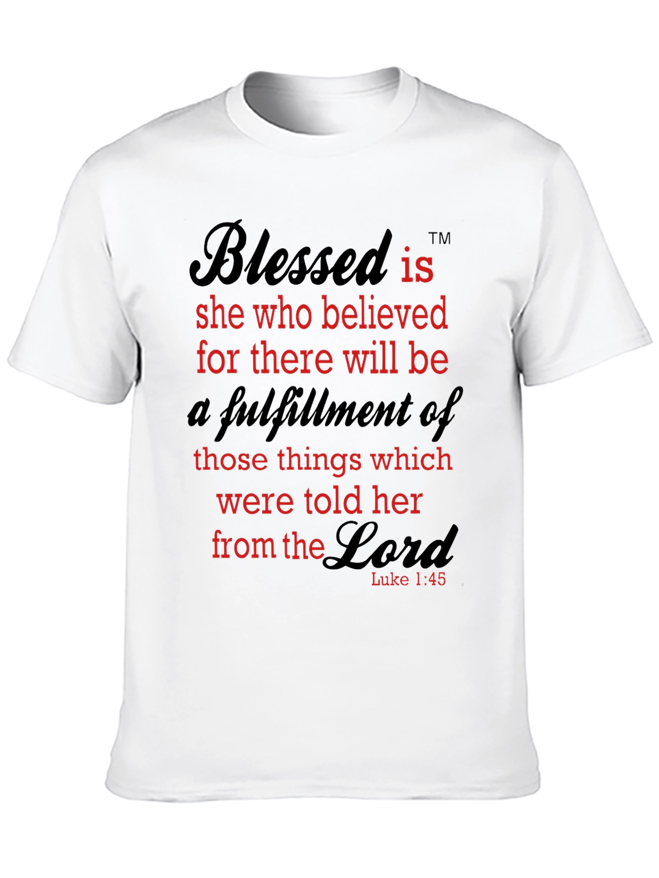 Blessed is She Who Believed T-Shirt