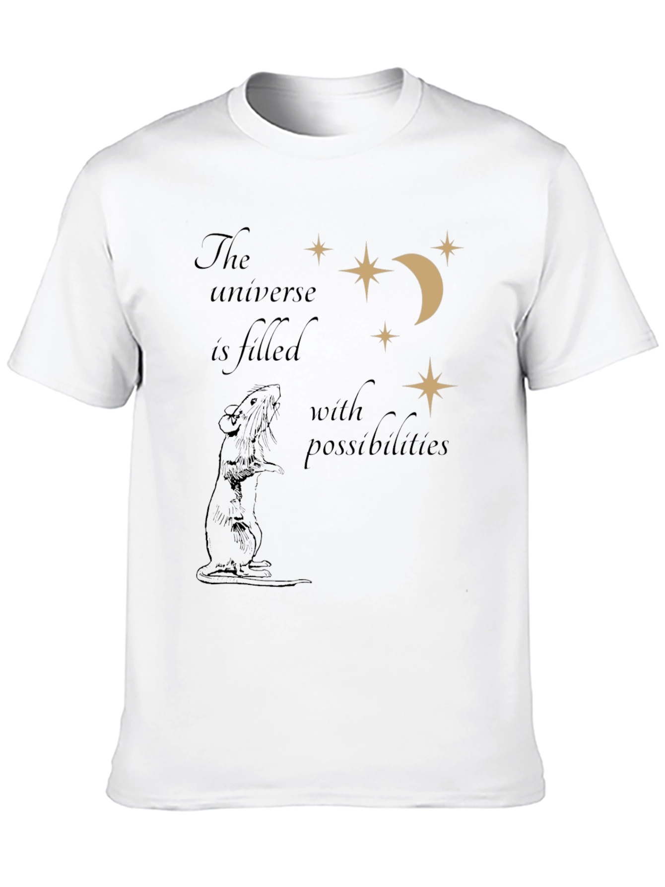 Universe Rat T-Shirt - Black