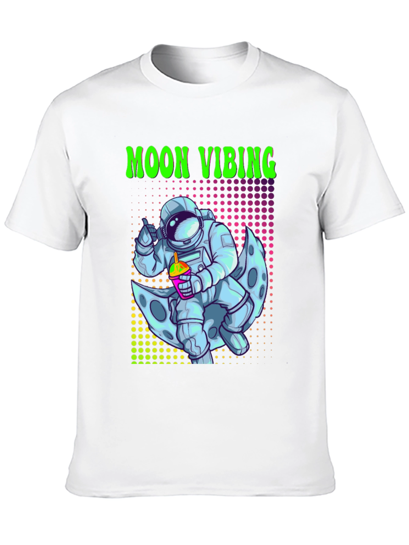 Moon Vibing Astronaut T-Shirt
