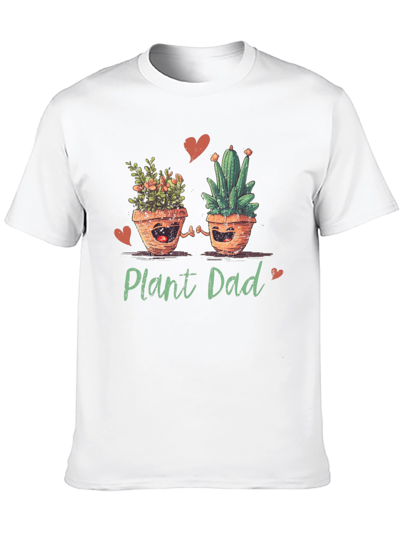 Plant Dad Graphic T-Shirt - Cute Gardener Tee