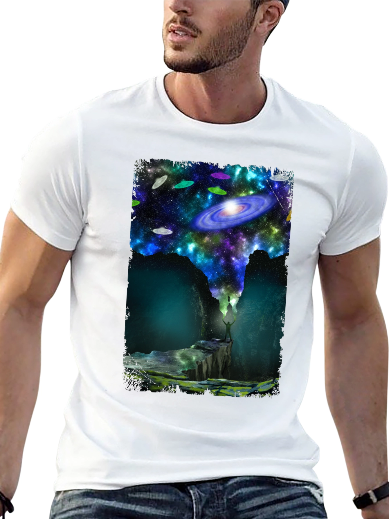Cosmic Explorer Black T-Shirt