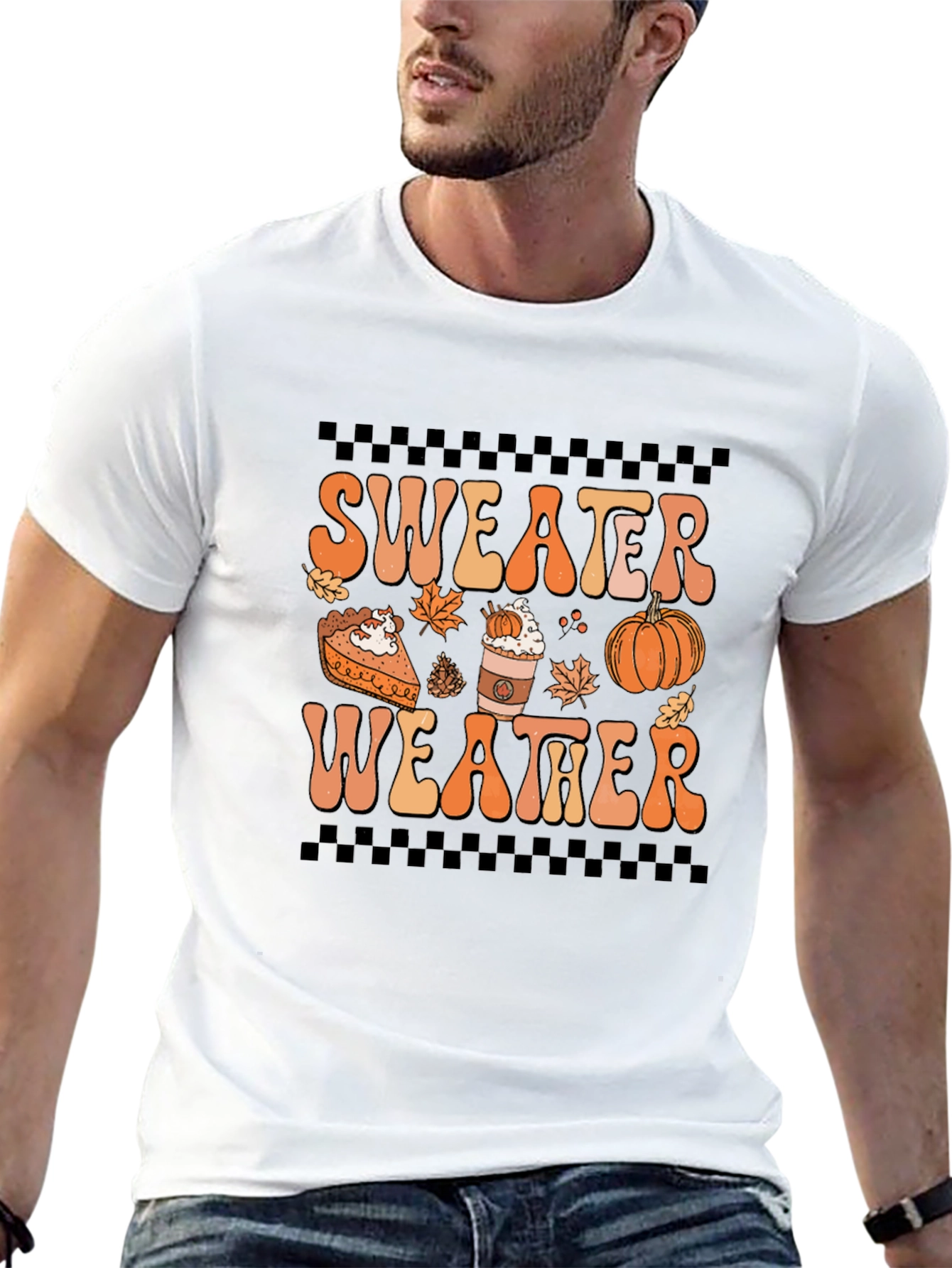 Sweater Weather Graphic Tee - Autumn Vibes