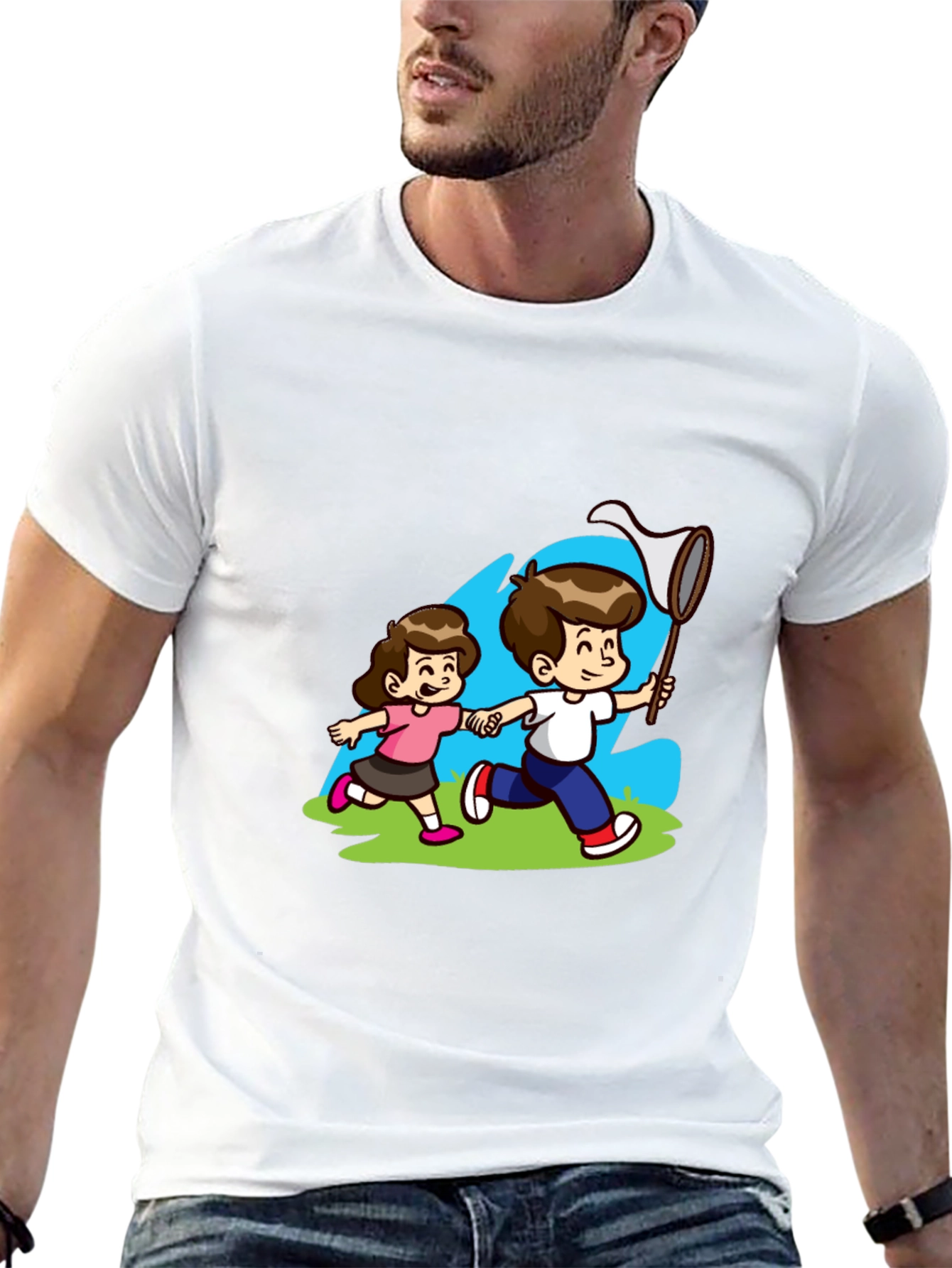 Cartoon Kids Graphic T-Shirt Fun Youth Apparel