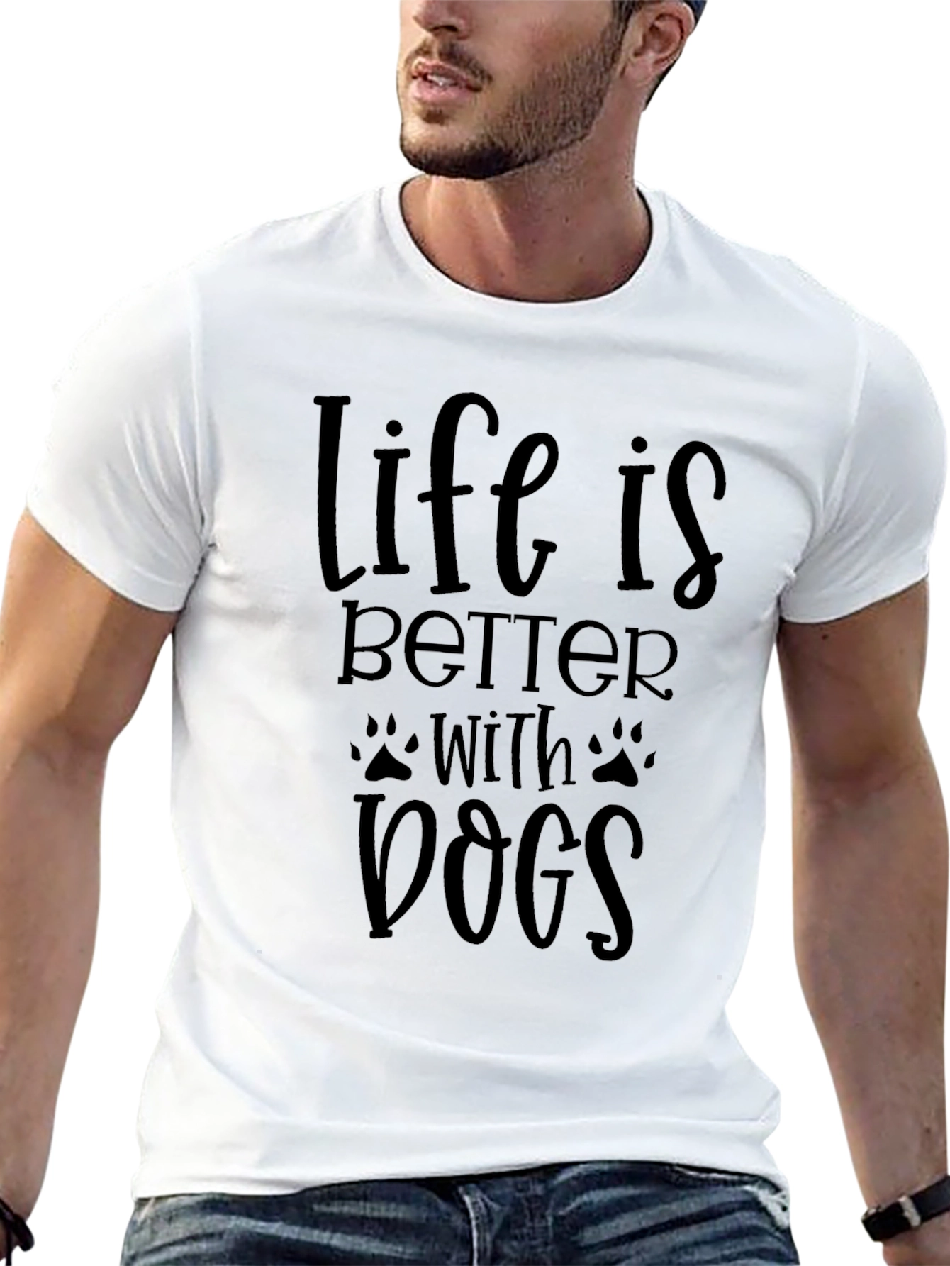 Life is Better with Dogs Graphic Tee