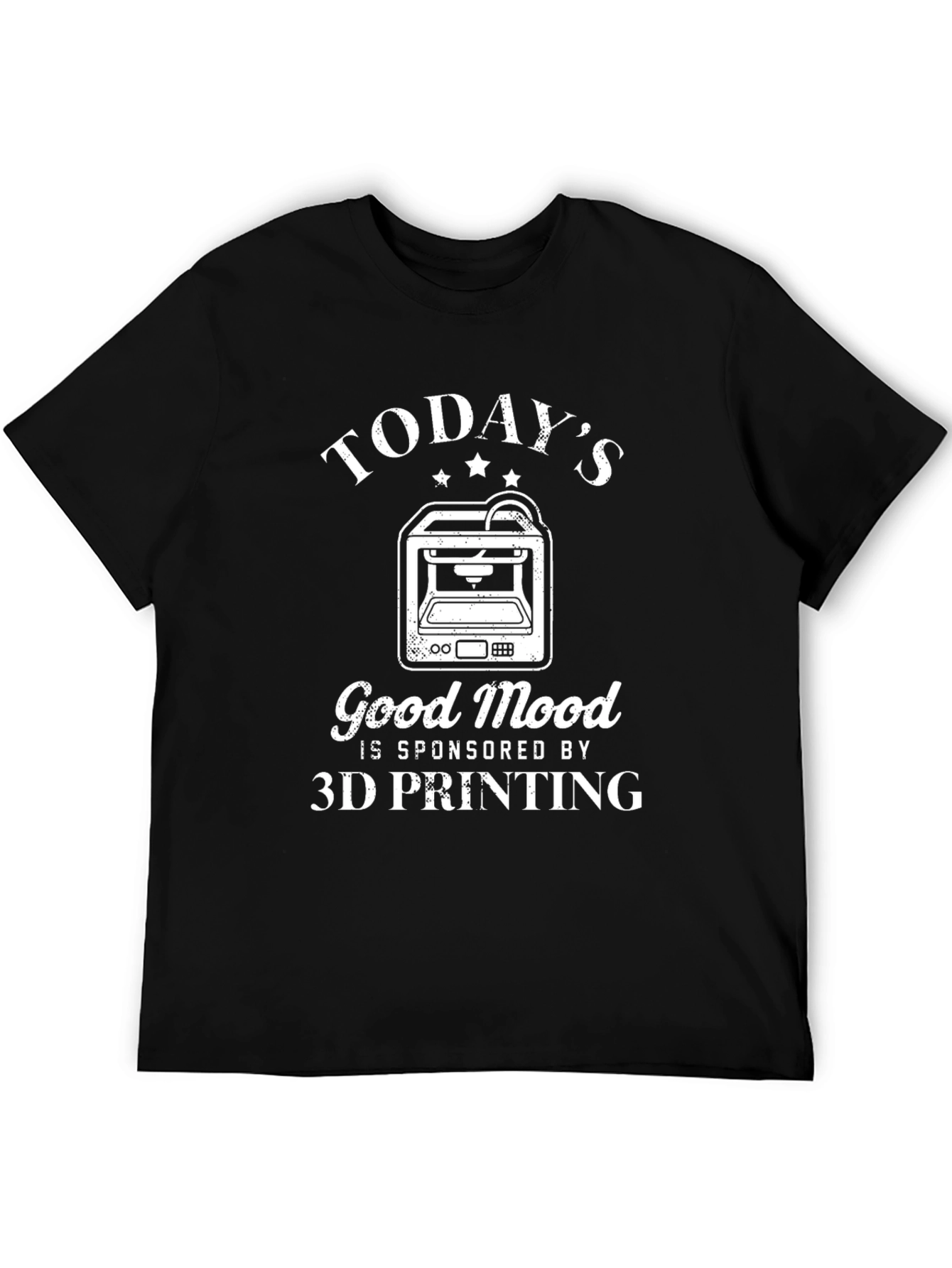 Todays Good Mood 3D Printing T-Shirt