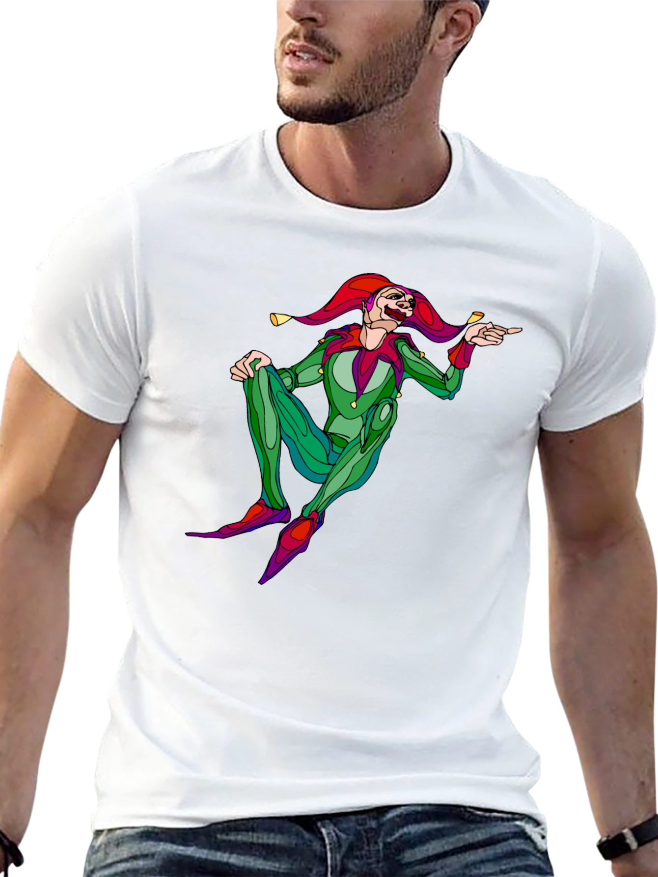 Jester Graphic Tee - Unique Design