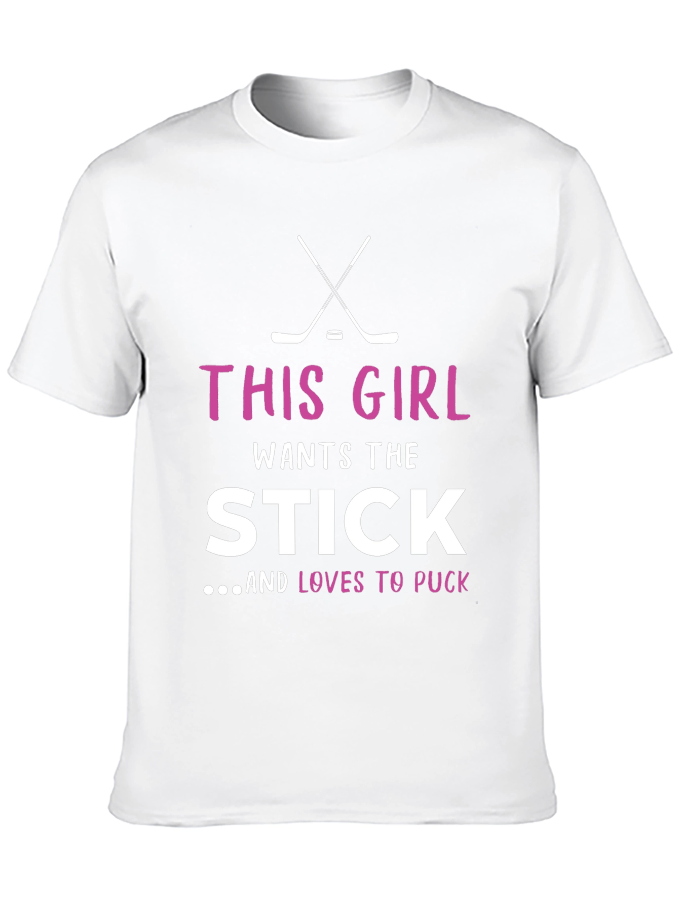 This Girl Wants the Stick Hockey T-Shirt
