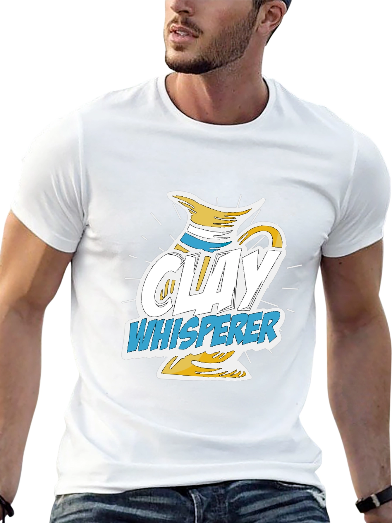 Clay Whisperer Graphic Tee - Pottery Lover T-Shirt