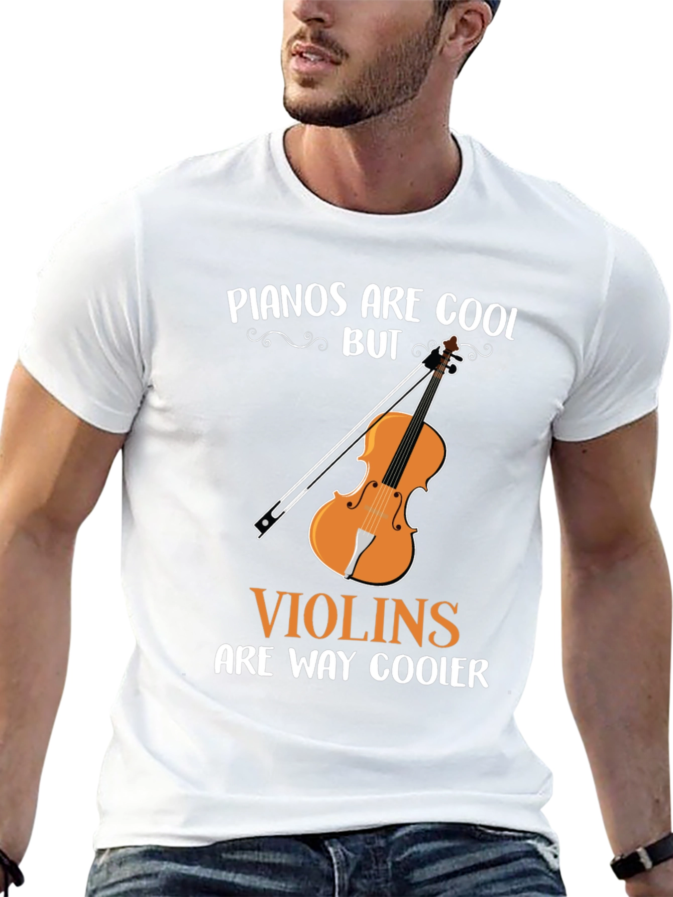 Pianos Are Cool But Violins Are Way Cooler T-Shirt