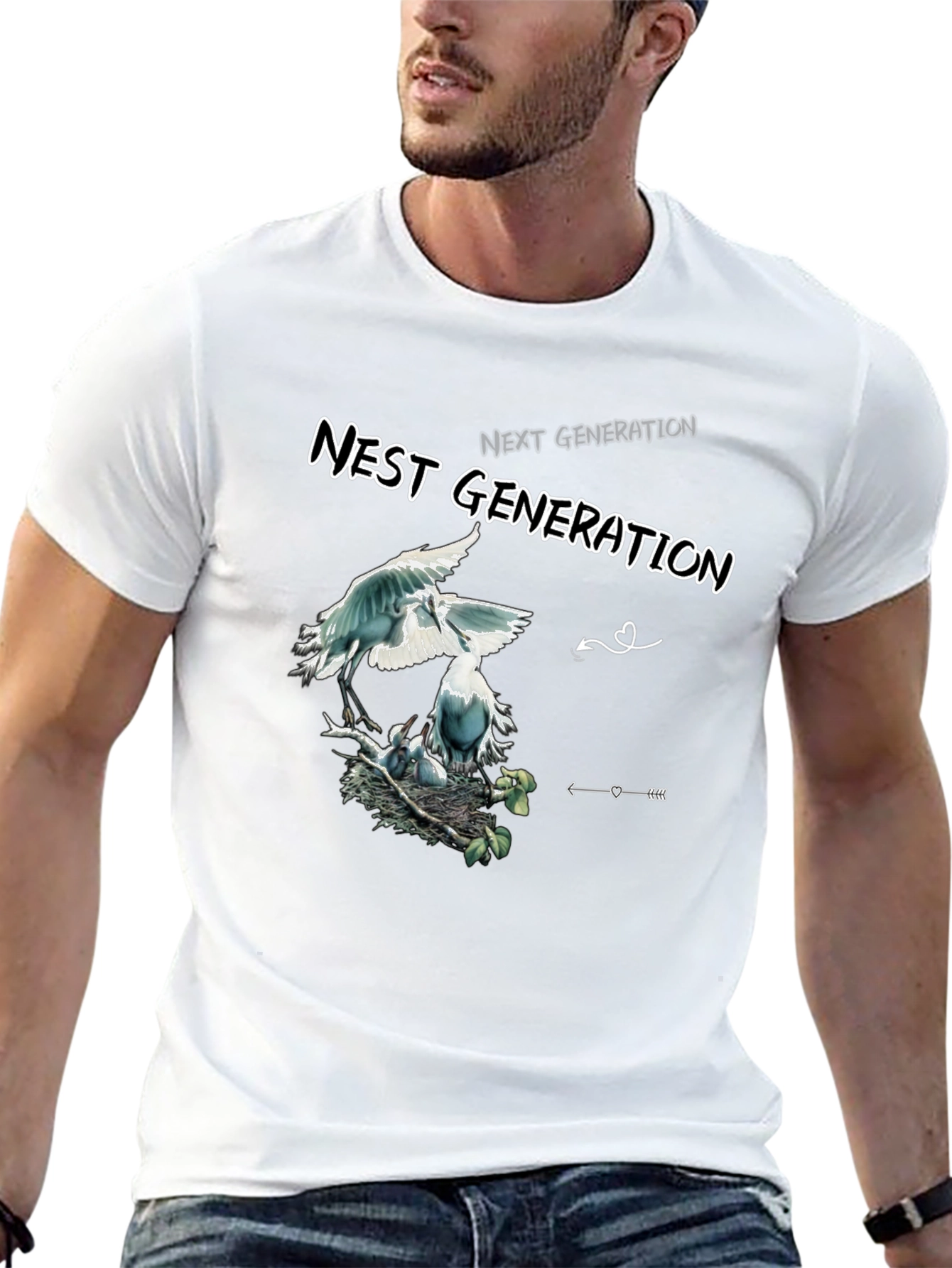 Nest Generation Black Graphic Tee