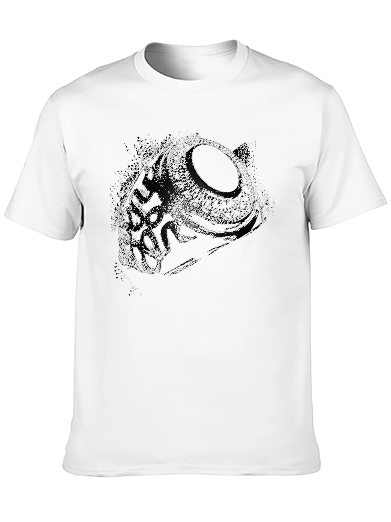 Abstract Black T-Shirt