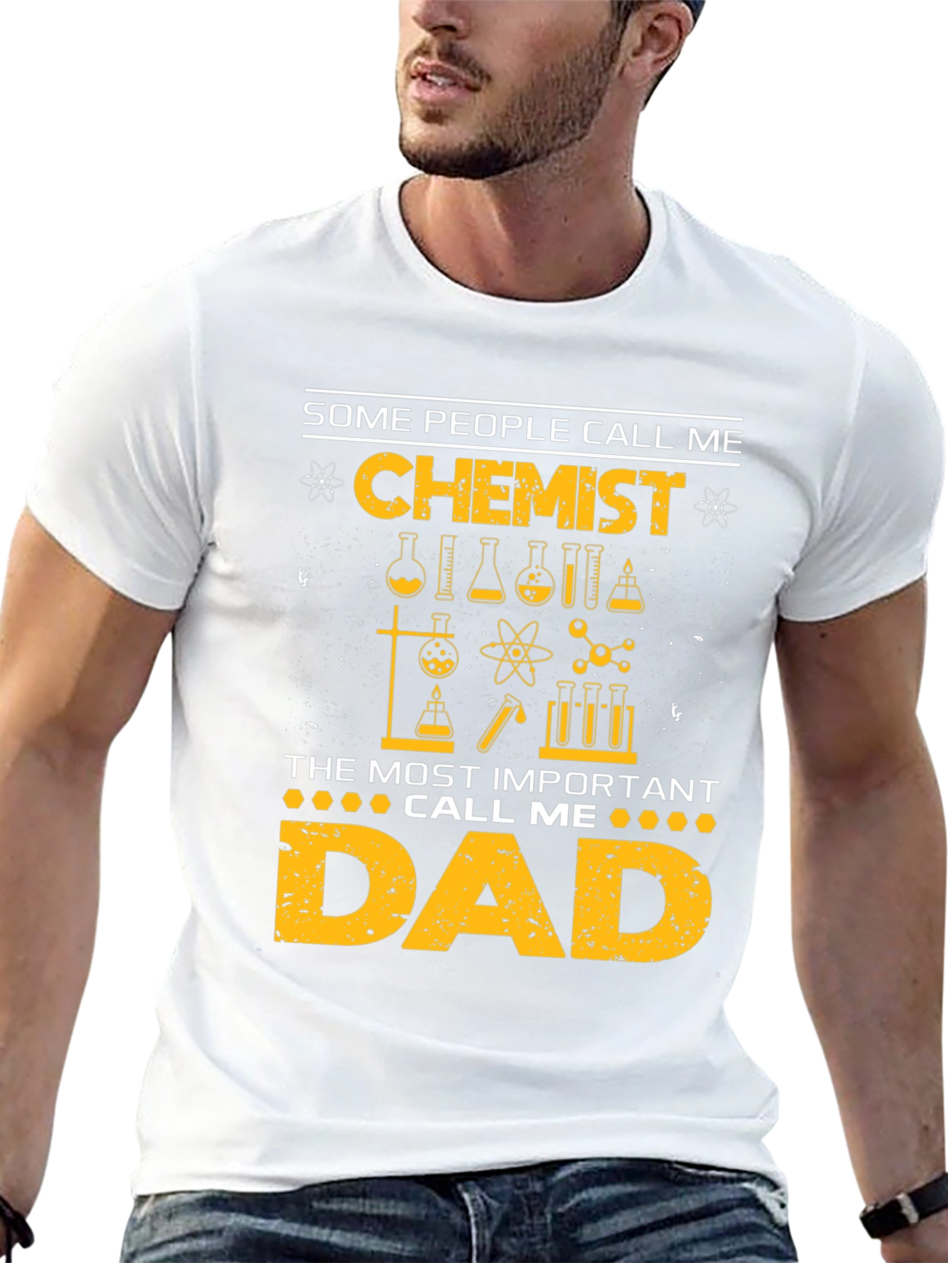 Chemist Dad T-Shirt - Science Fathers Day Gift