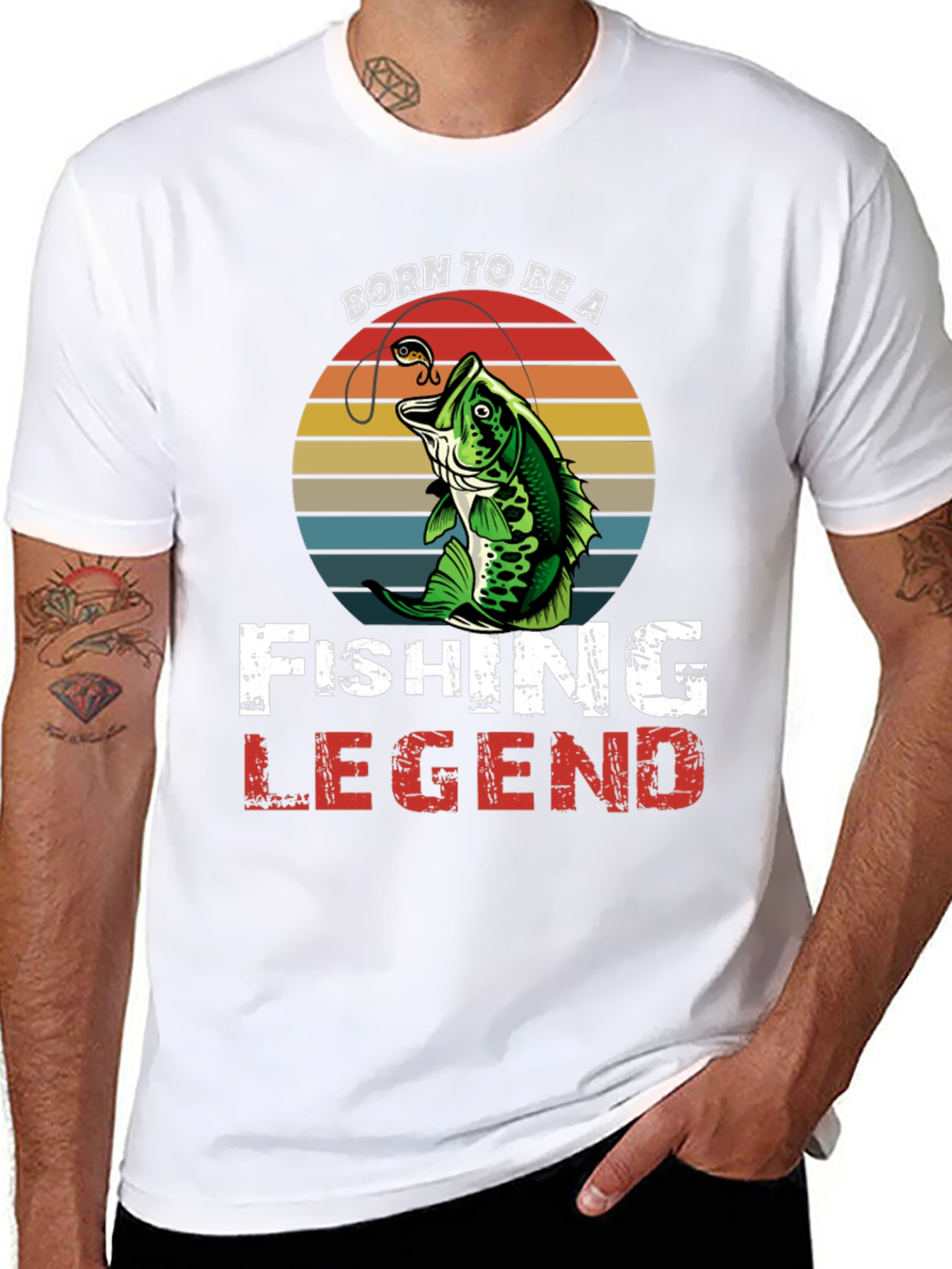 Born To Be a Fishing Legend Graphic Tee