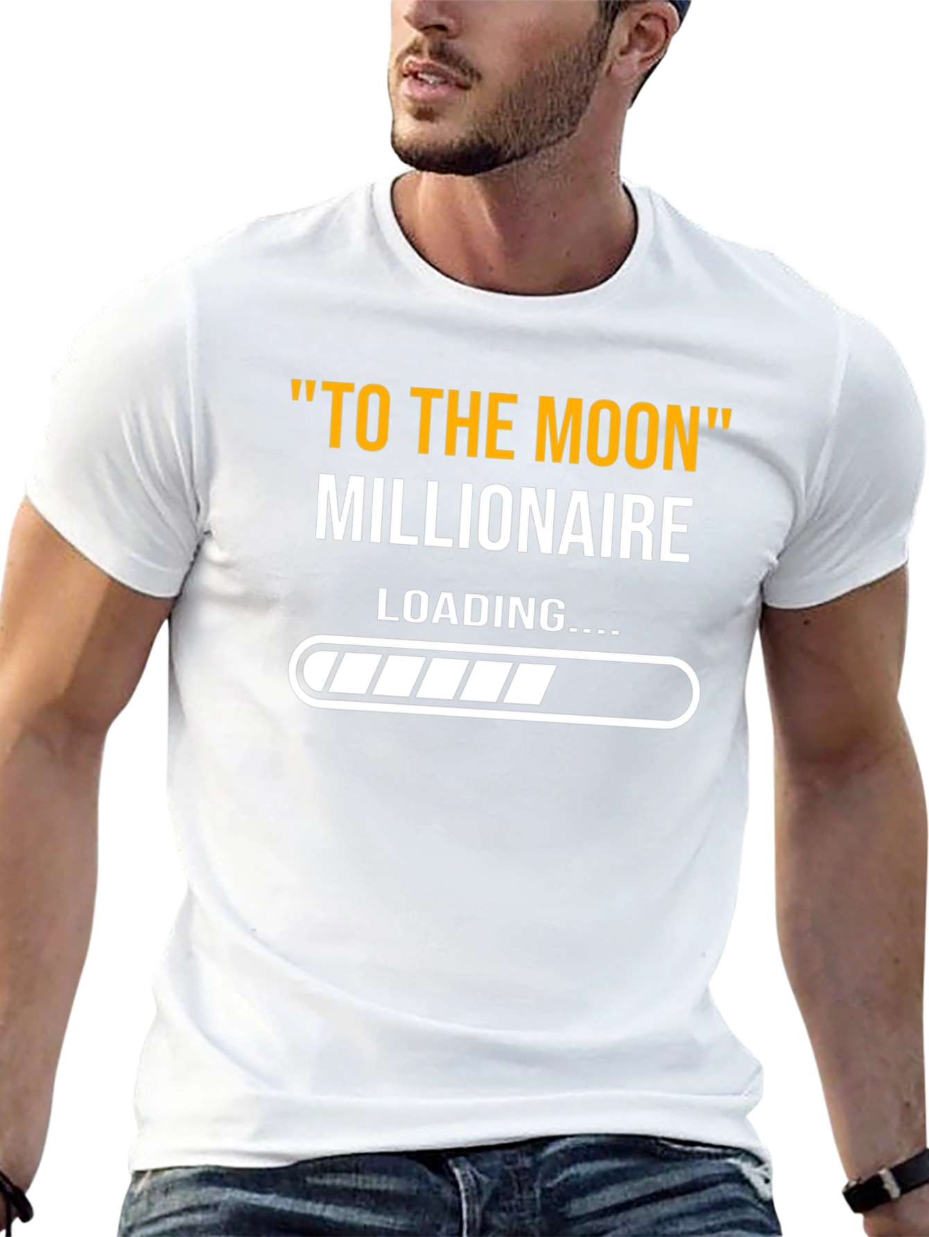 To The Moon Millionaire Loading T-Shirt