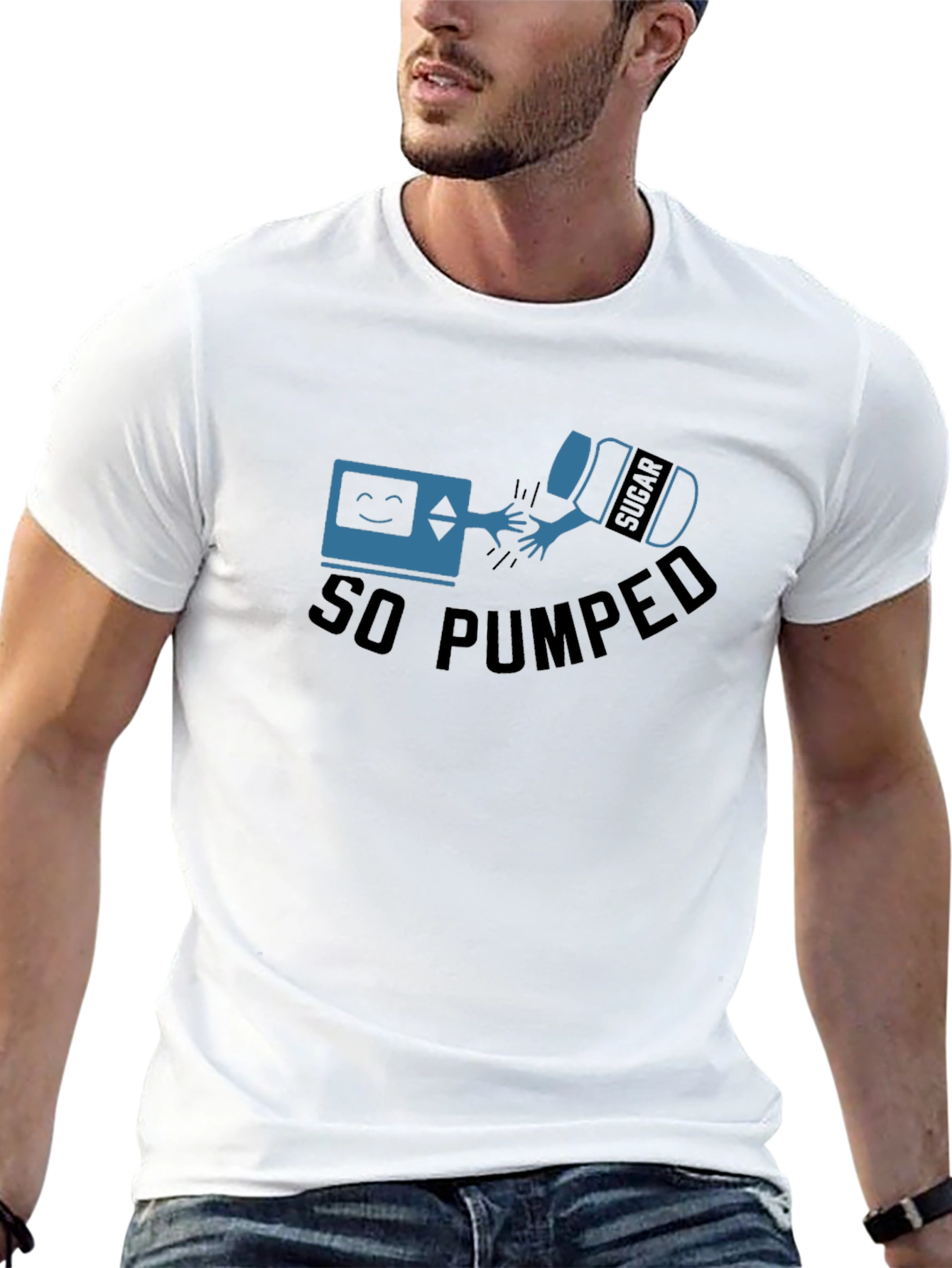 So Pumped Funny Graphic T-Shirt