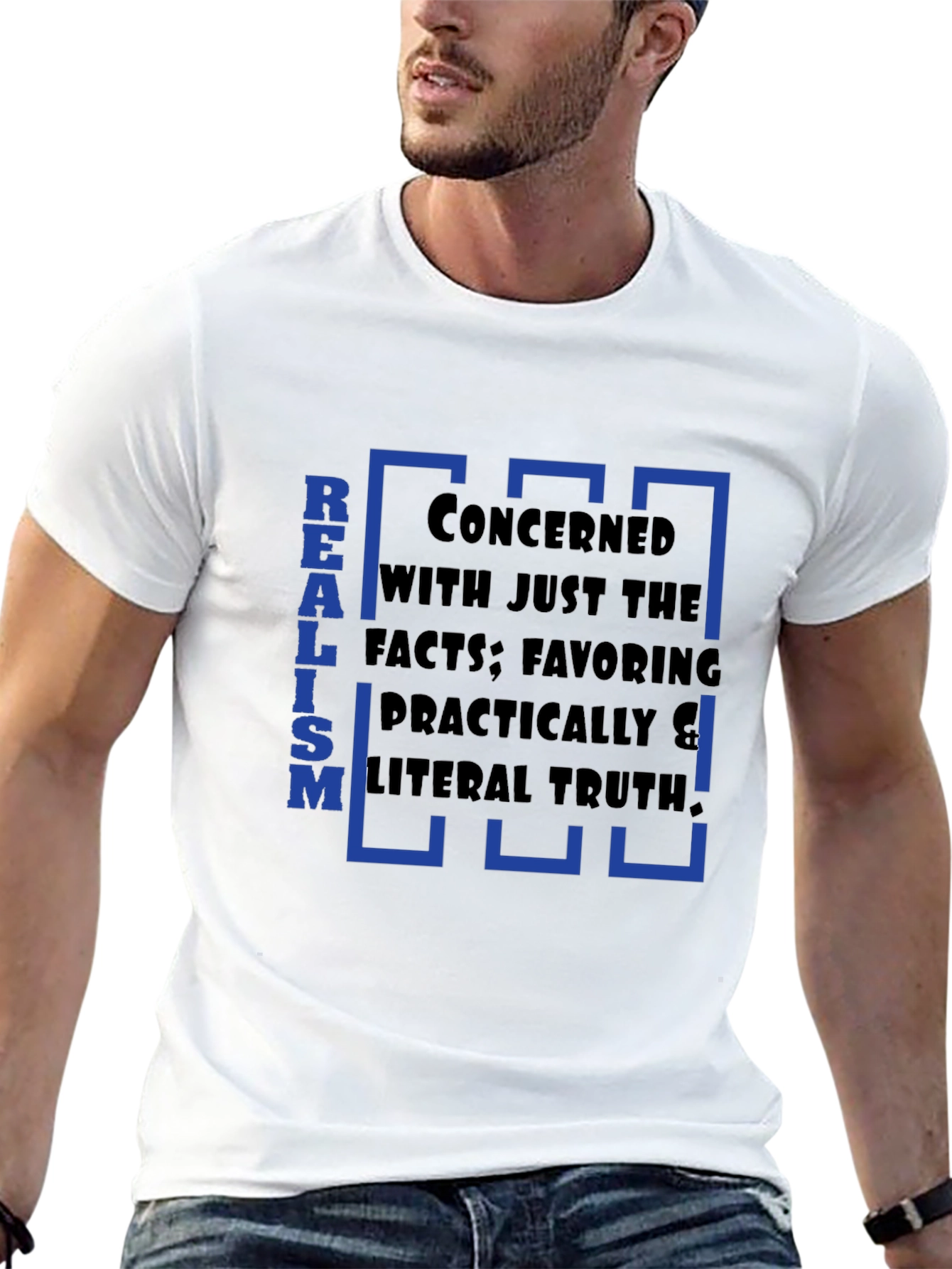 Realism Graphic T-Shirt - Concerned with Facts