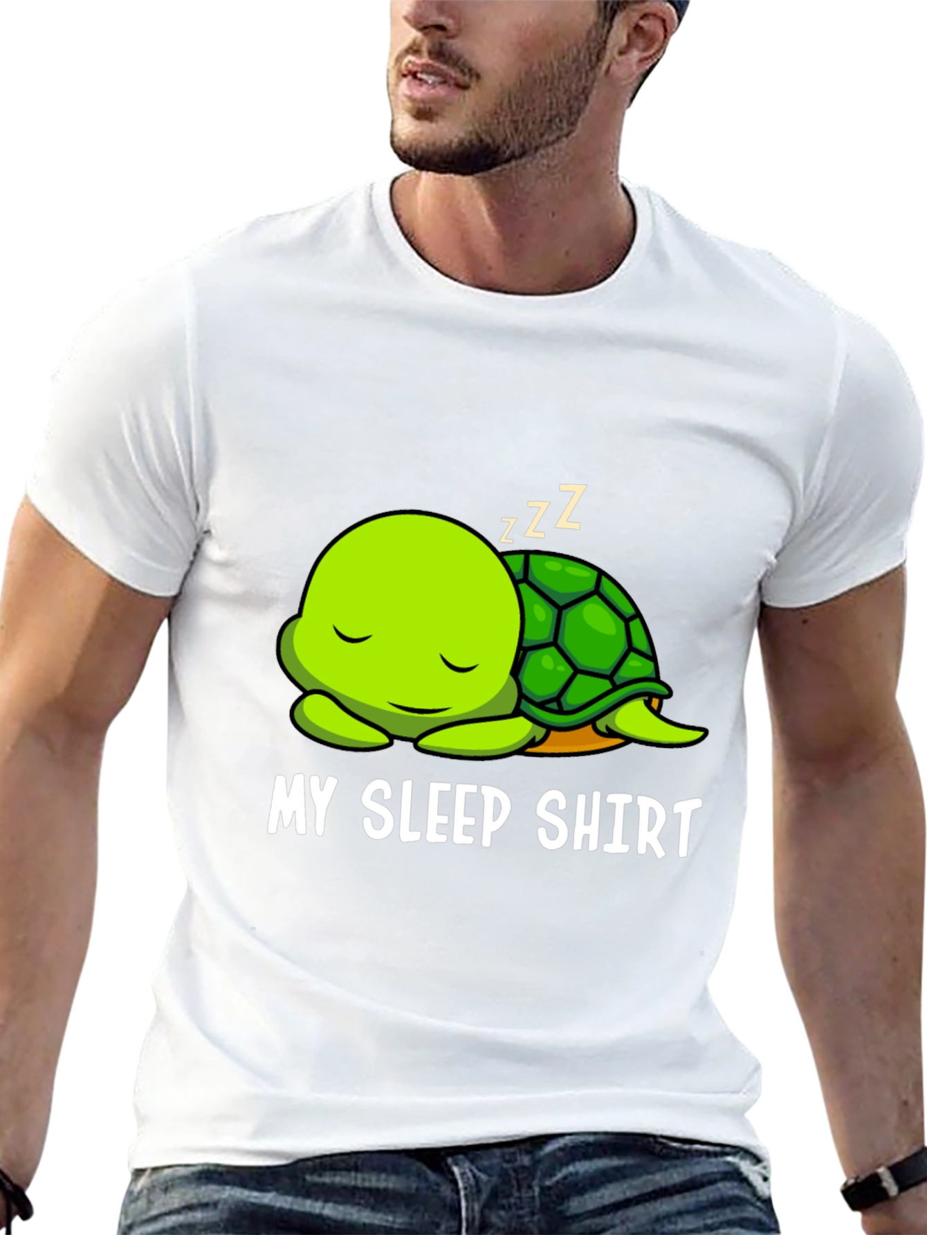 My Sleep Shirt - Cute Turtle Graphic Tee