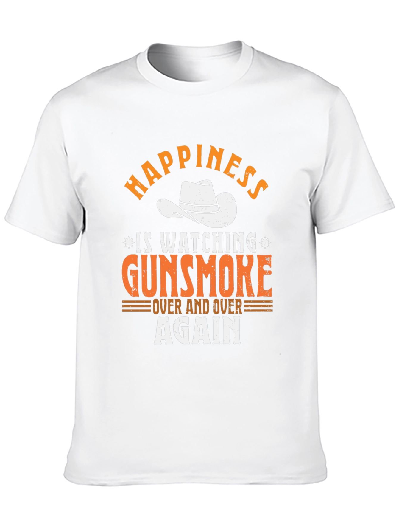 Gunsmoke Graphic Tee - Cowboy Hat Happiness T-Shirt