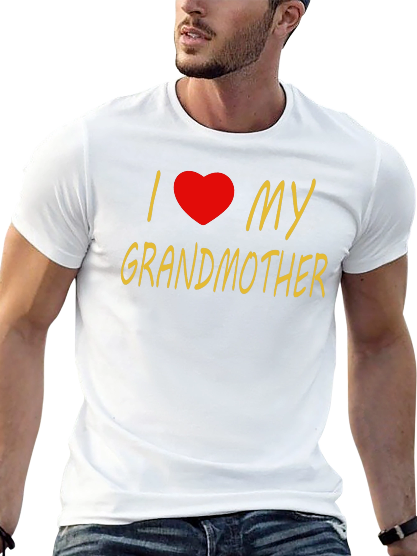 I Heart My Grandmother Black T-Shirt