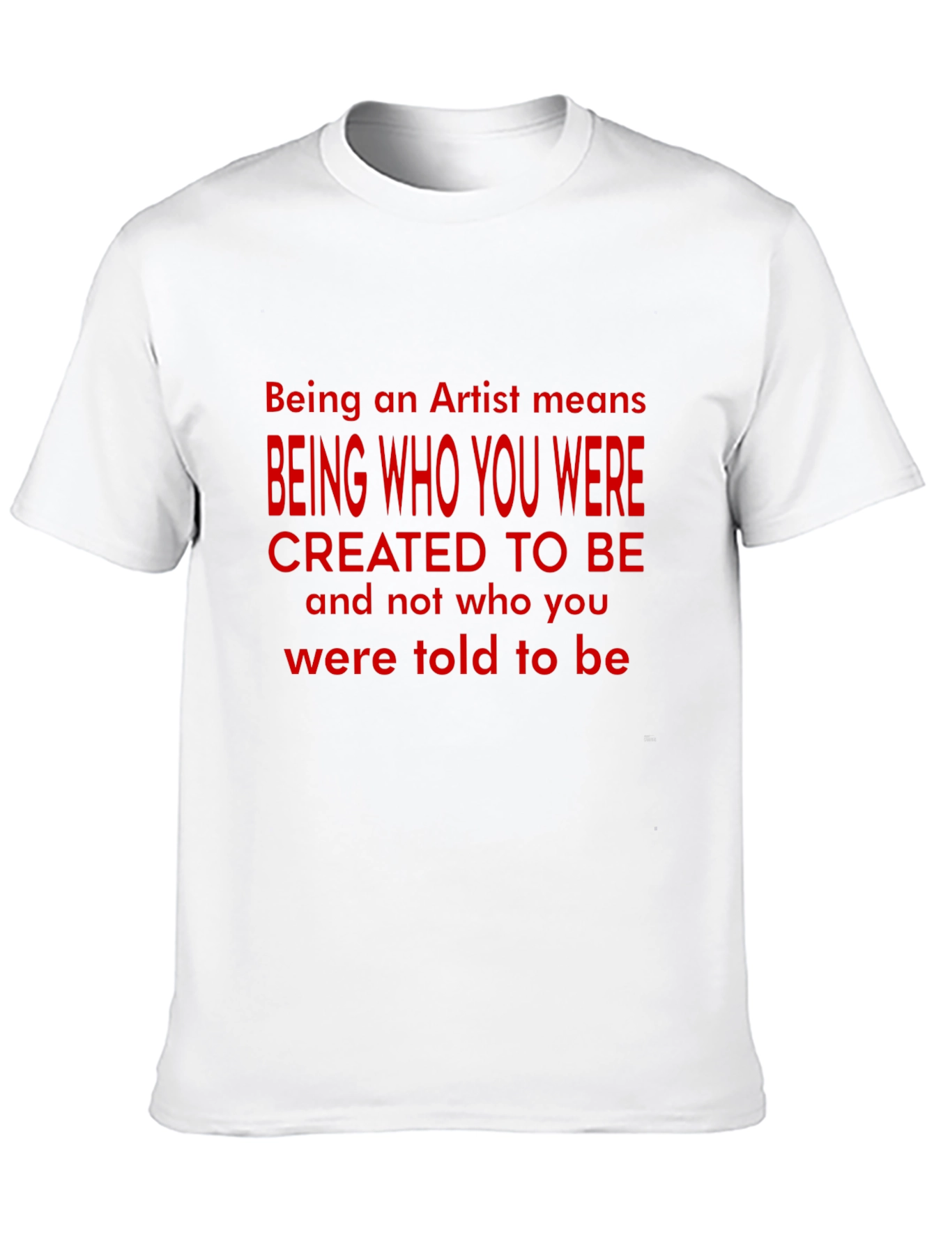 Artist Statement Black T-Shirt
