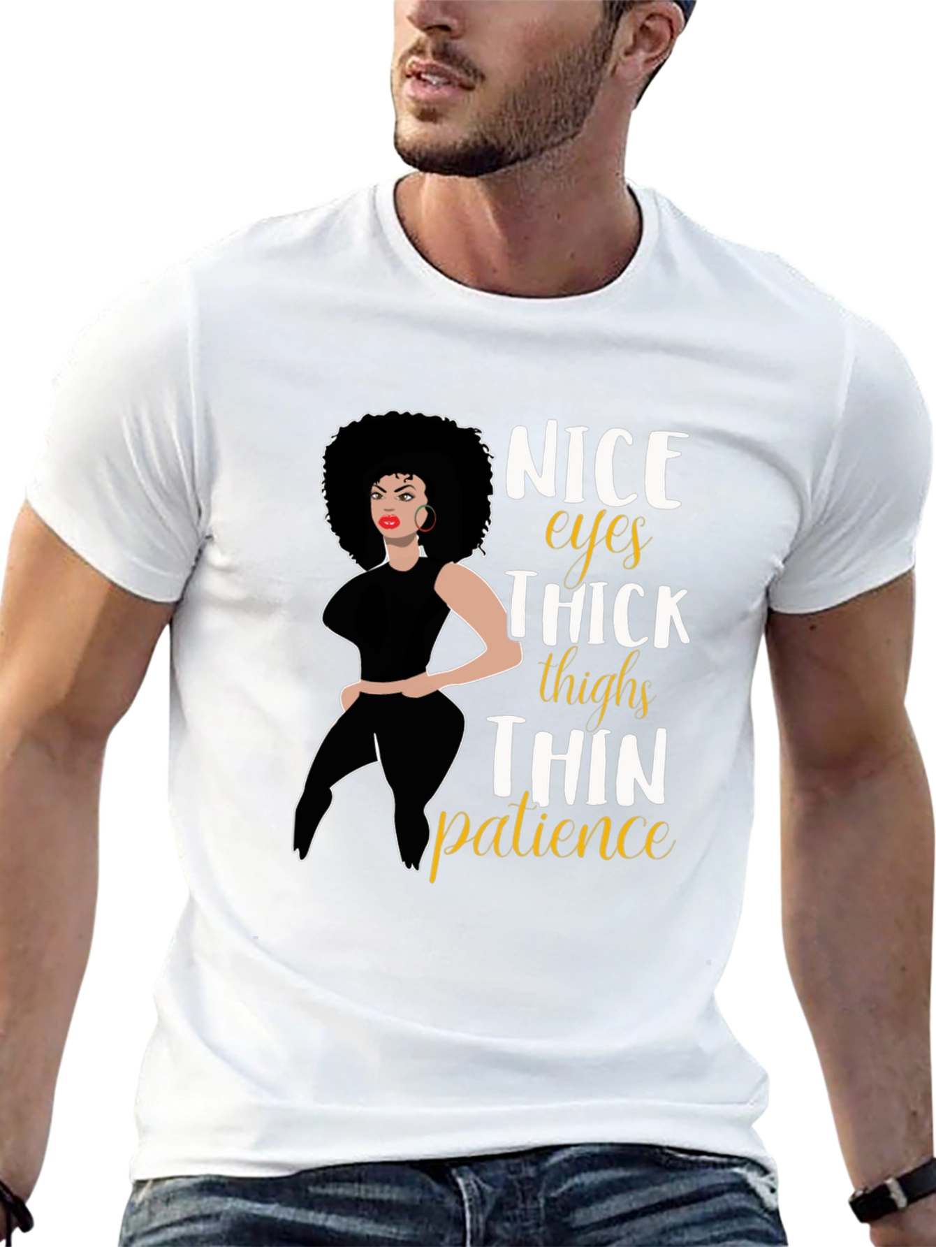 Nice Eyes Thick Thighs T-Shirt