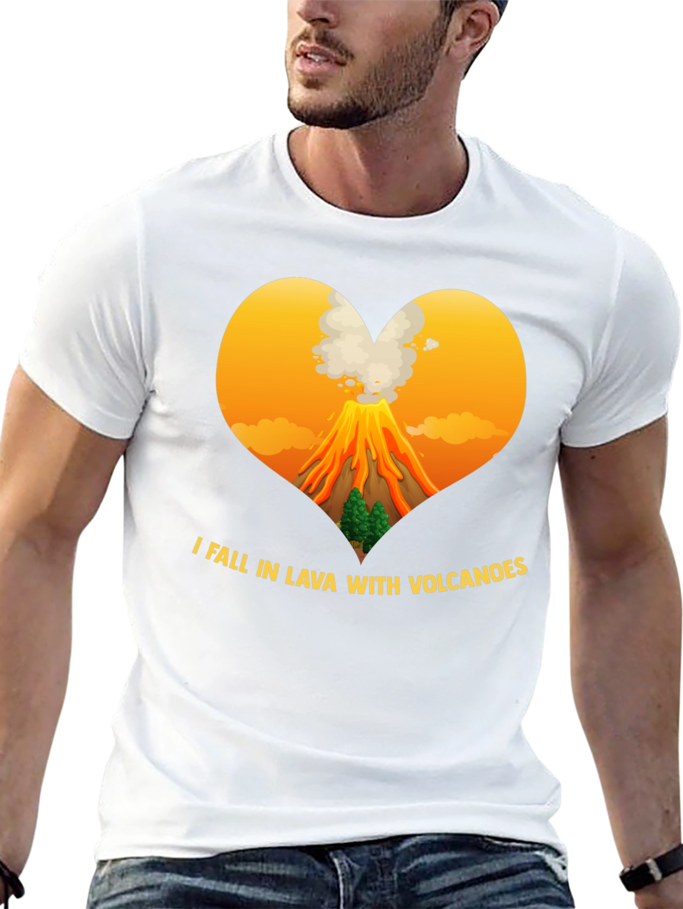 Volcano Lover Black T-Shirt