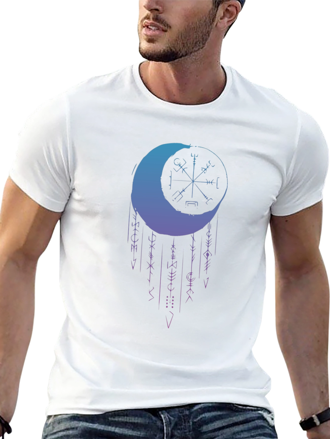 Lunar Viking Compass Graphic Tee