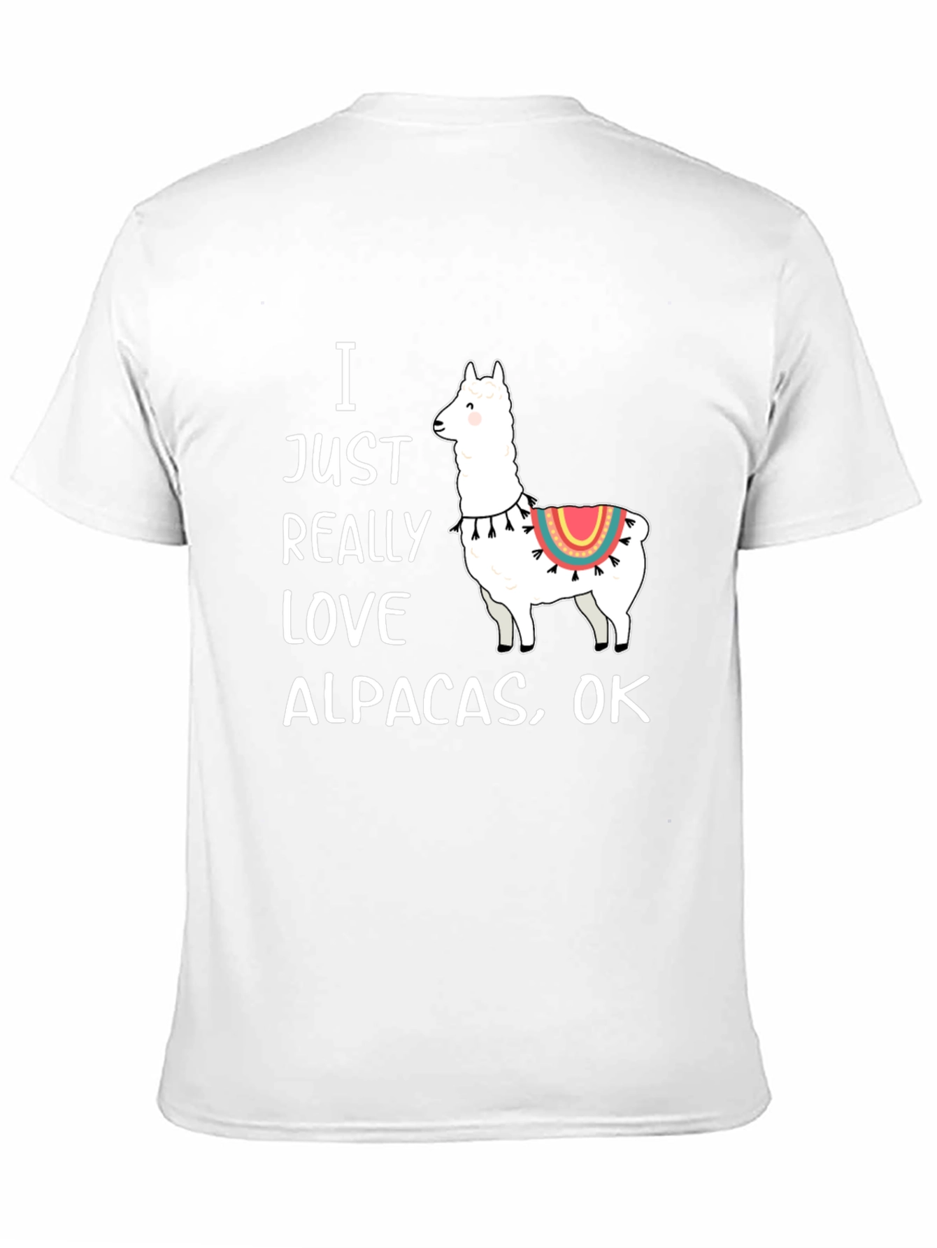I Love Alpacas Graphic T-Shirt - Funny Alpaca Tee