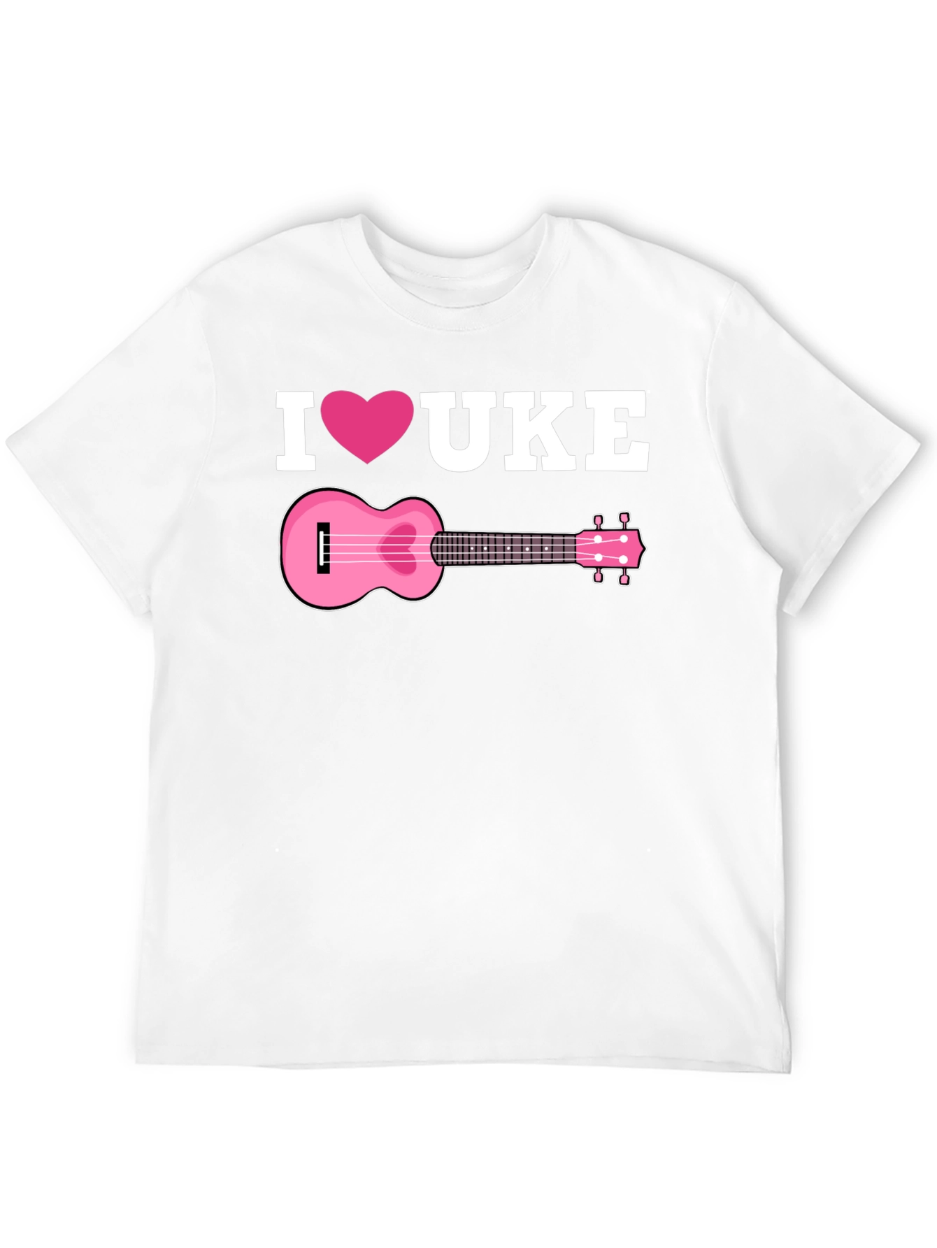 I Love Ukulele Graphic T-Shirt