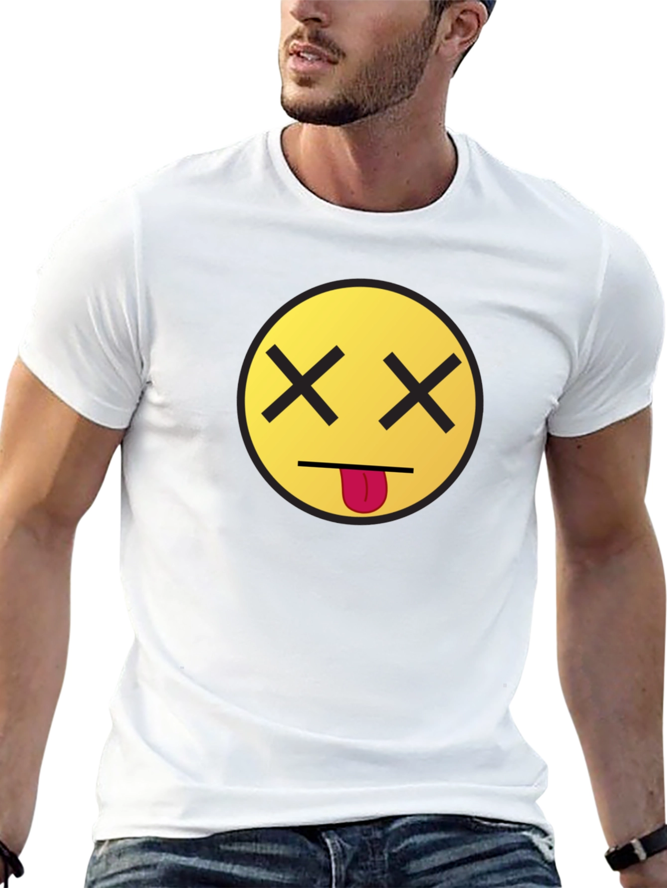 Dead Emoji Graphic Tee - Unisex Black T-Shirt