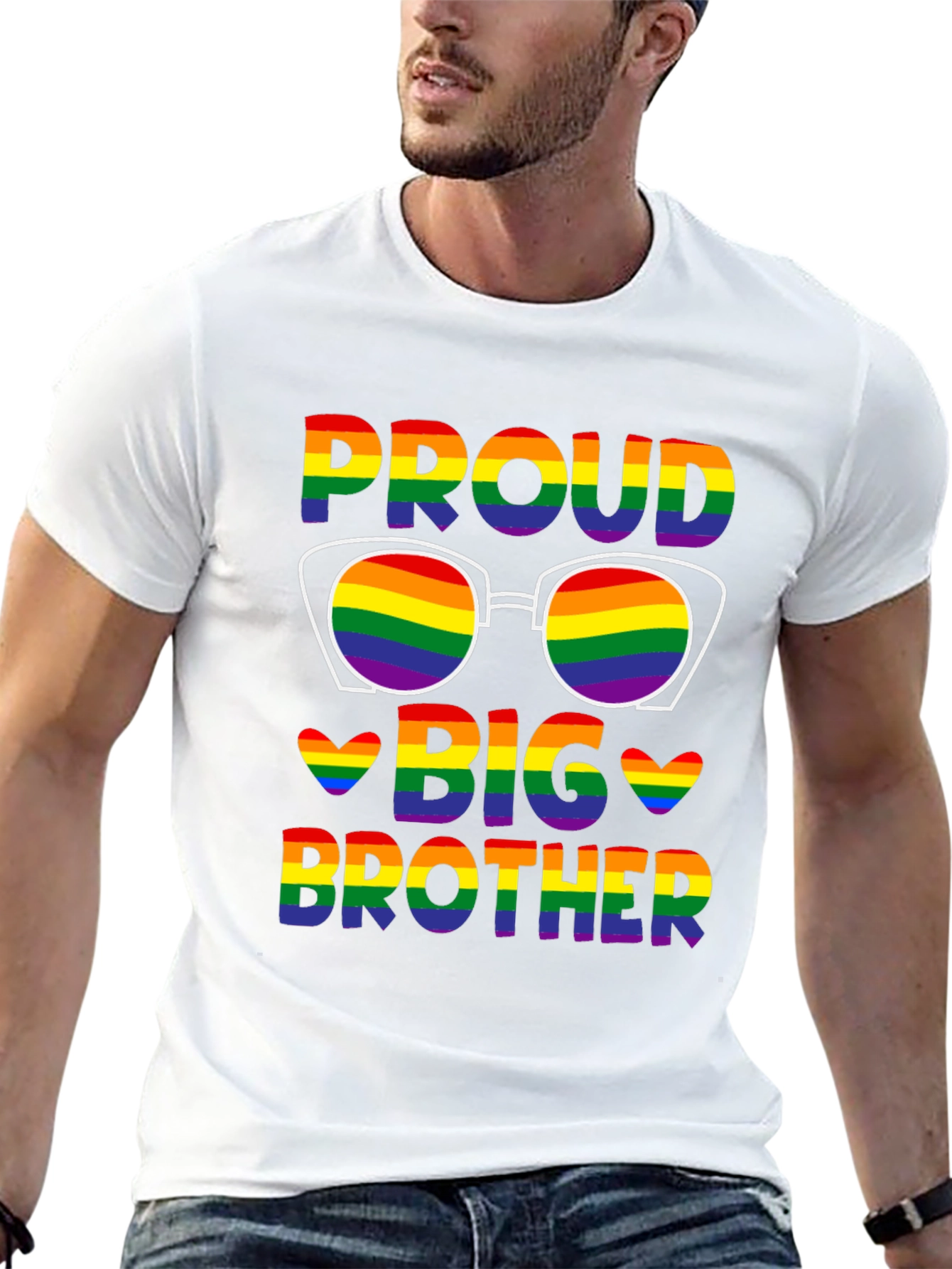 Proud Big Brother Rainbow Pride LGBTQ+ T-Shirt