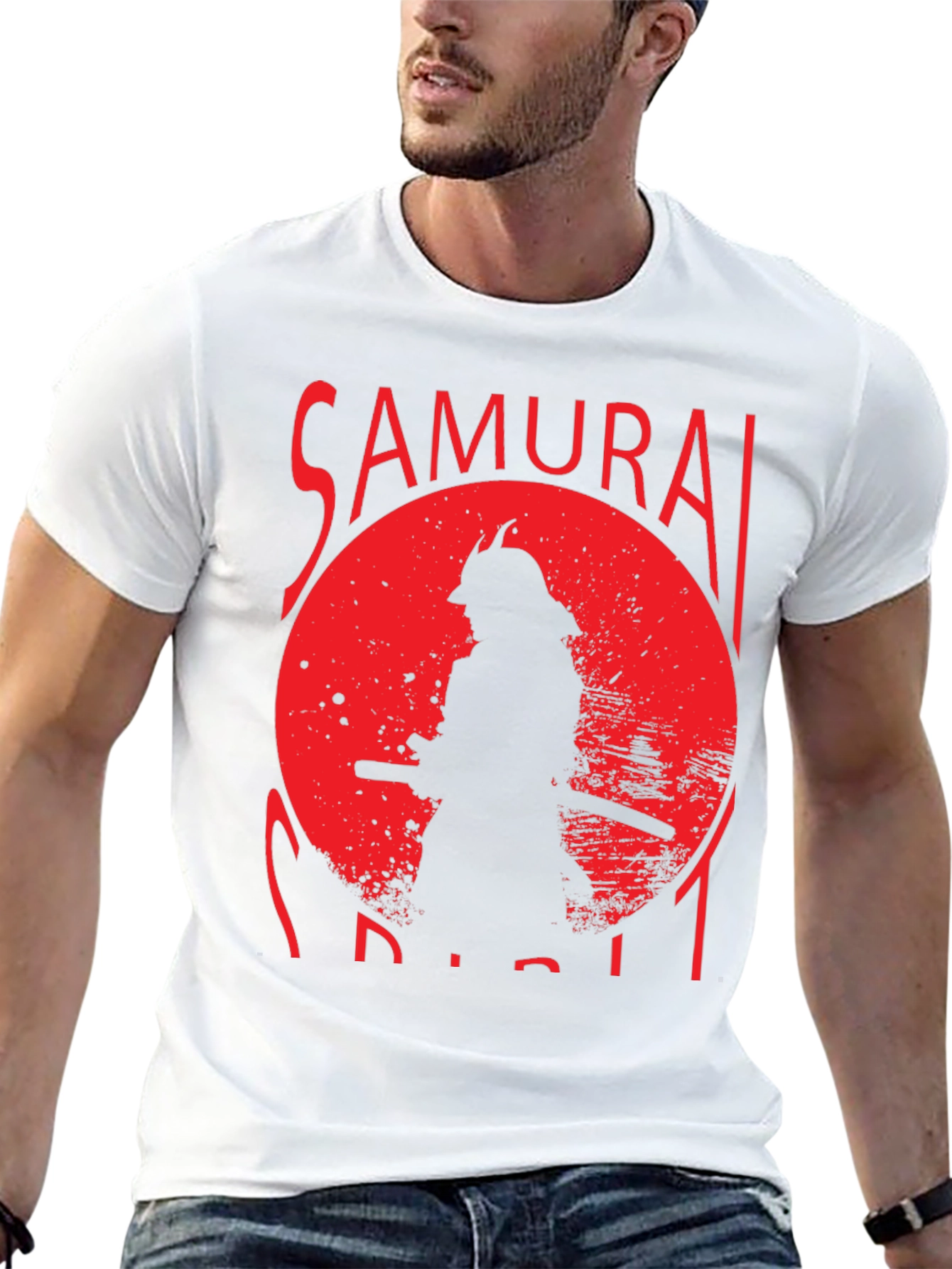 Samurai Spirit Black Graphic Tee