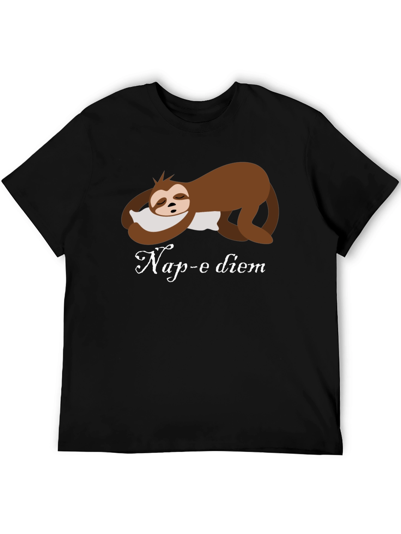 Nap-e Diem Sloth T-Shirt - Funny Sleepy Design