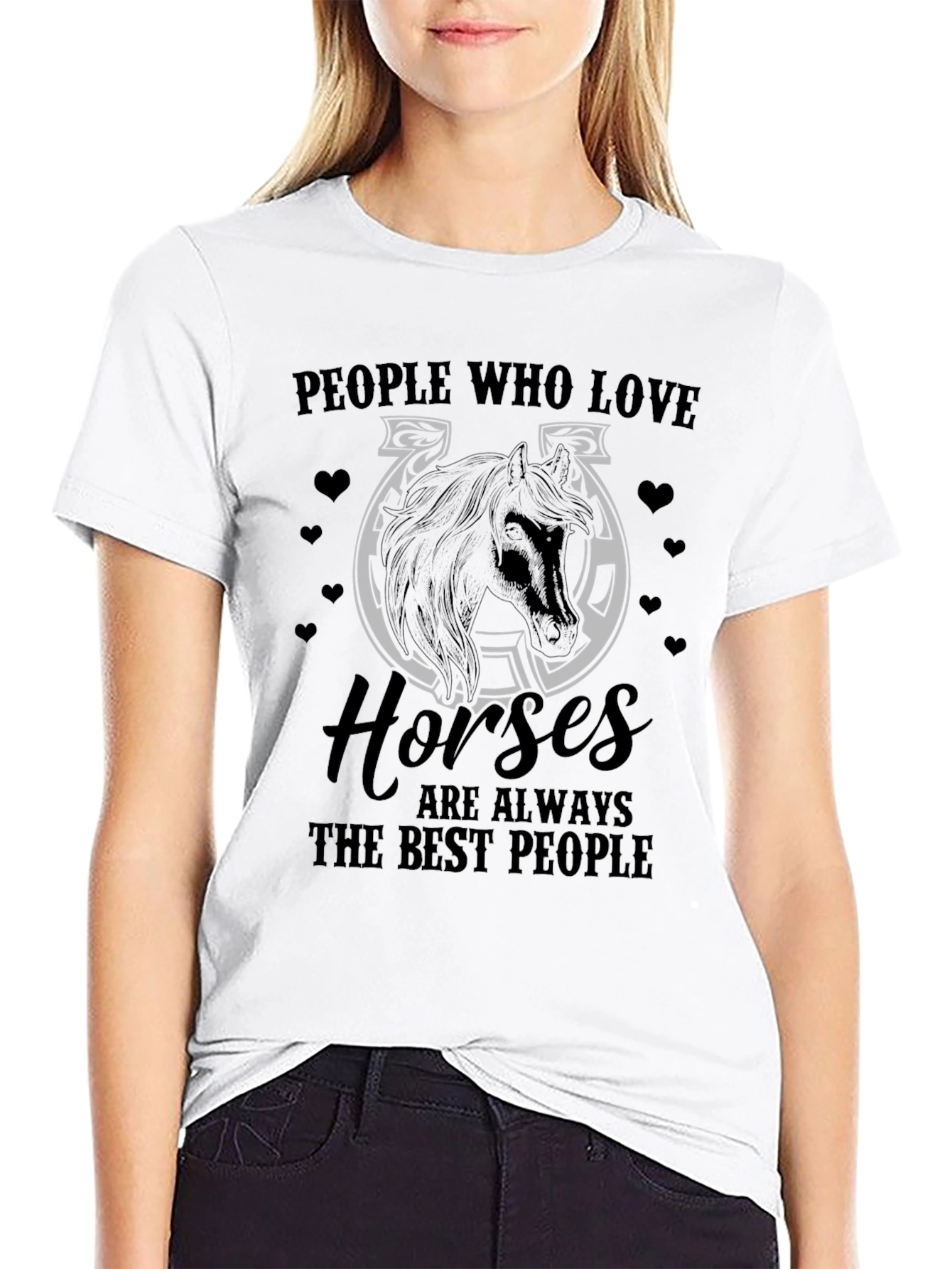 People Who Love Horses T-Shirt