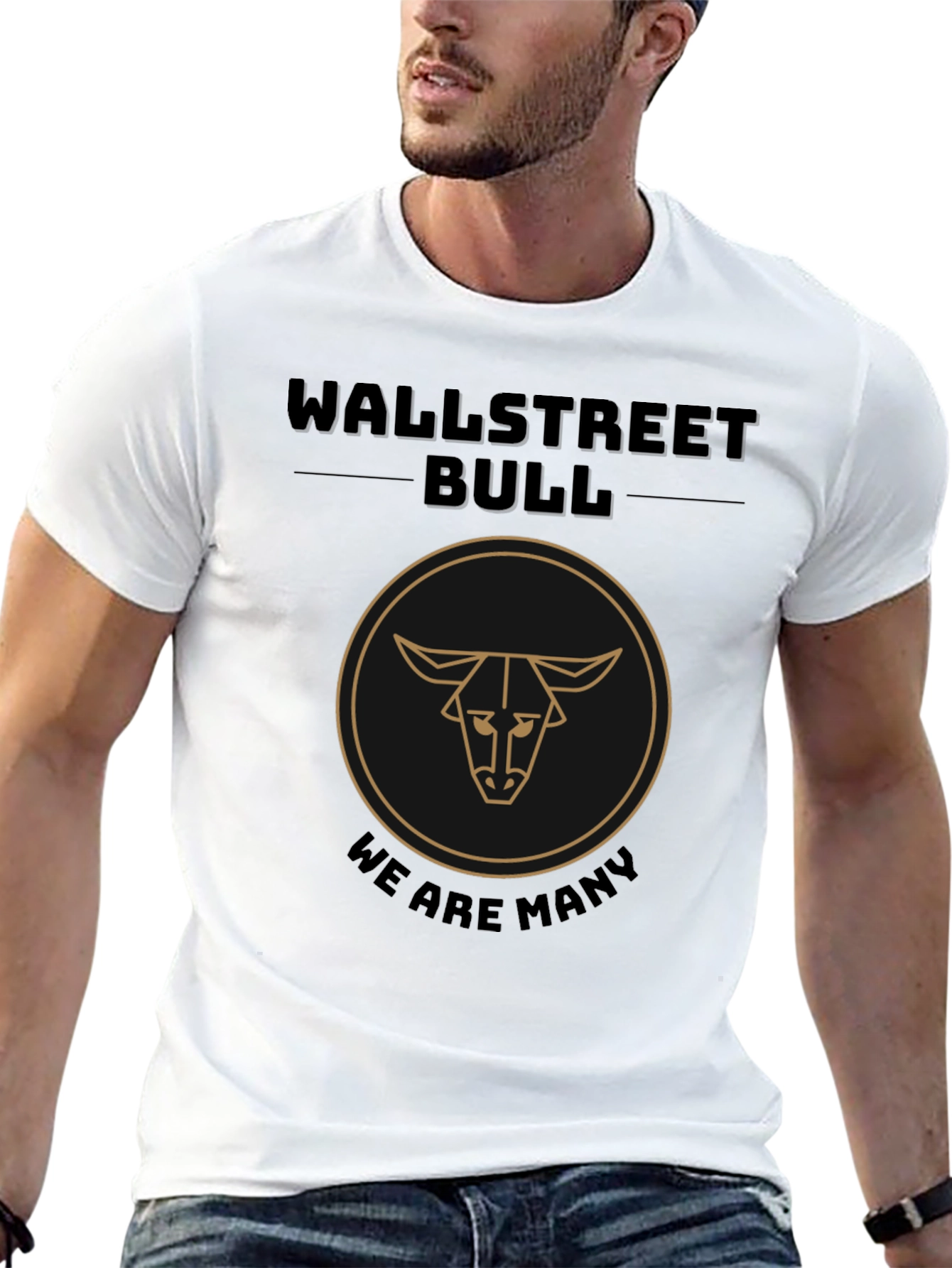Wallstreet Bull Graphic Tee - We Are Many
