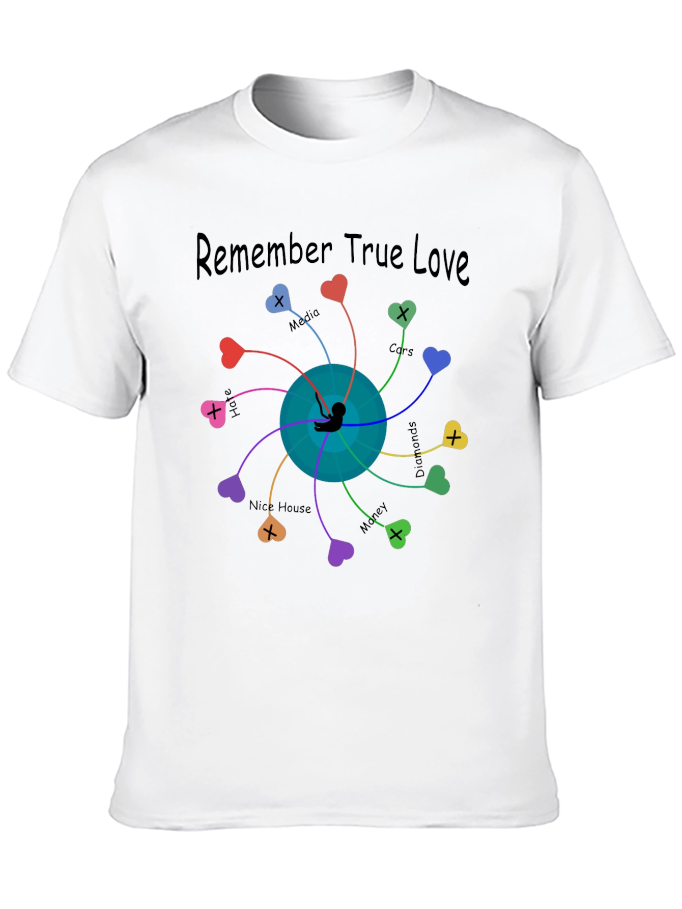 Remember True Love Graphic T-Shirt