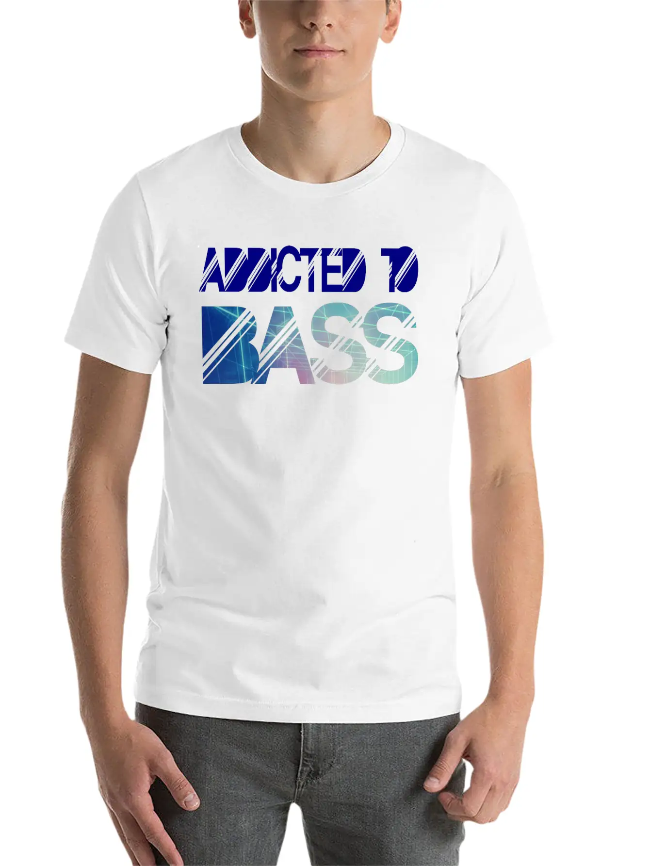 Addicted To Bass Unisex Casual T-Shirt – Clean Design For Daily Comfort