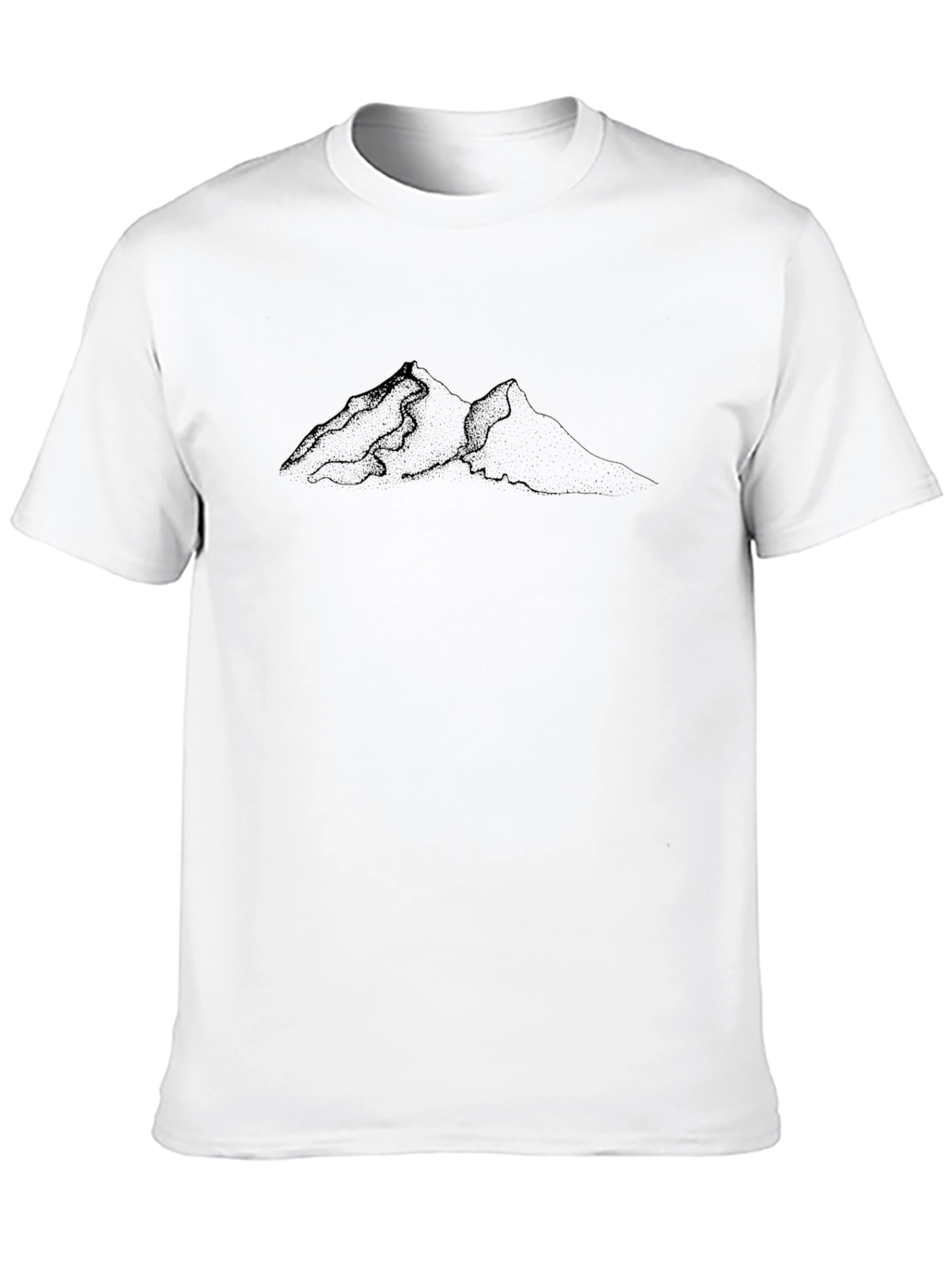 Black Mountain Line Art Tee