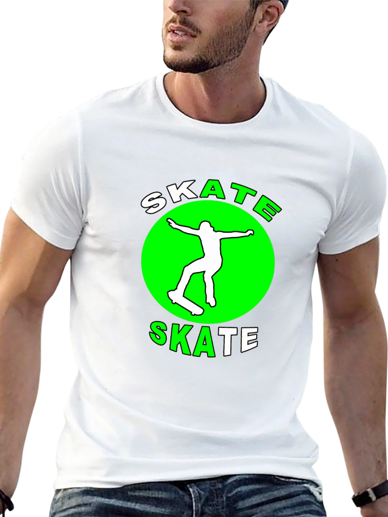 Skate T-Shirt - Cool Skateboarder Graphic Tee