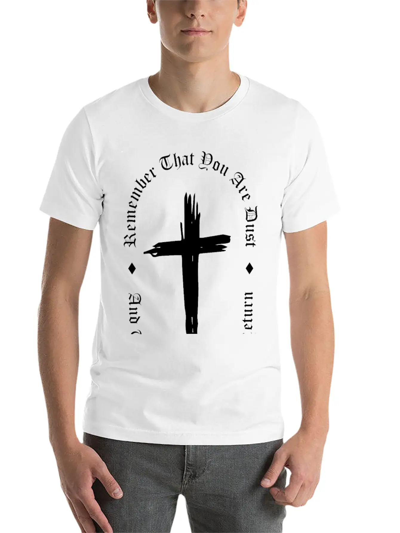 Ash Wednesday Remember That You Are Dust Cross Unisex Casual T-Shirt – Clean Design For Daily Comfort