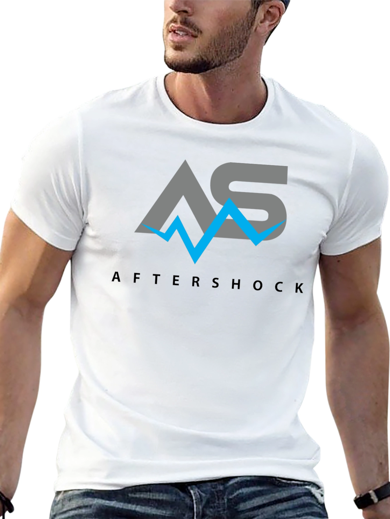 Aftershock Logo Graphic Black Tee
