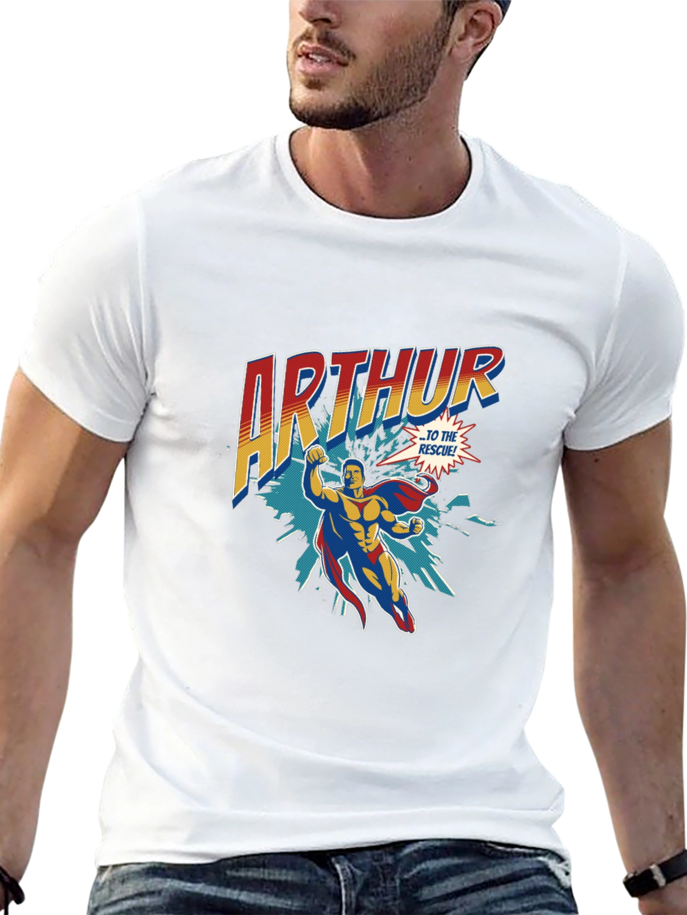 Arthur Superhero Graphic Tee - Bold & Stylish