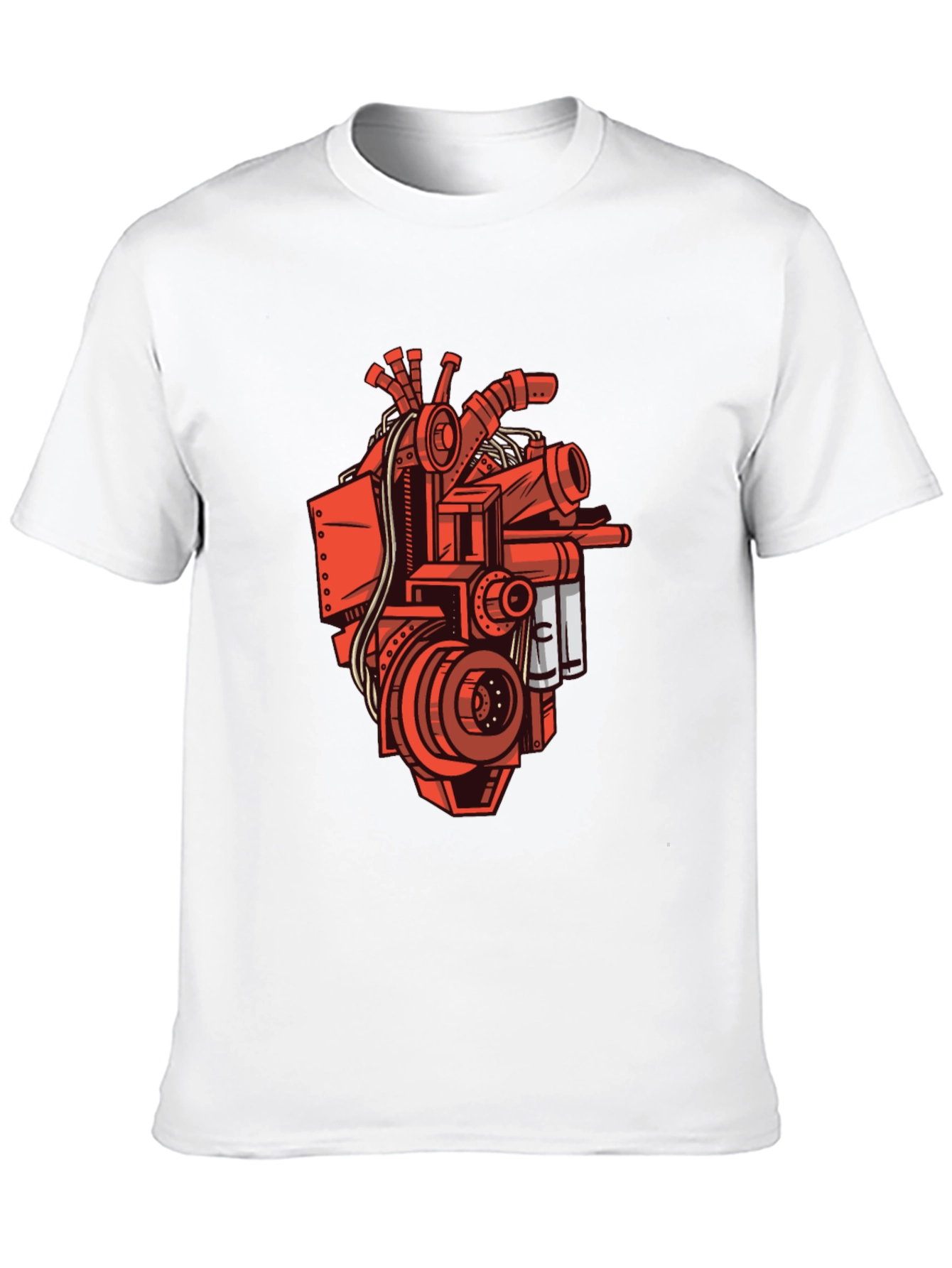 Mechanical Heart Graphic T-Shirt
