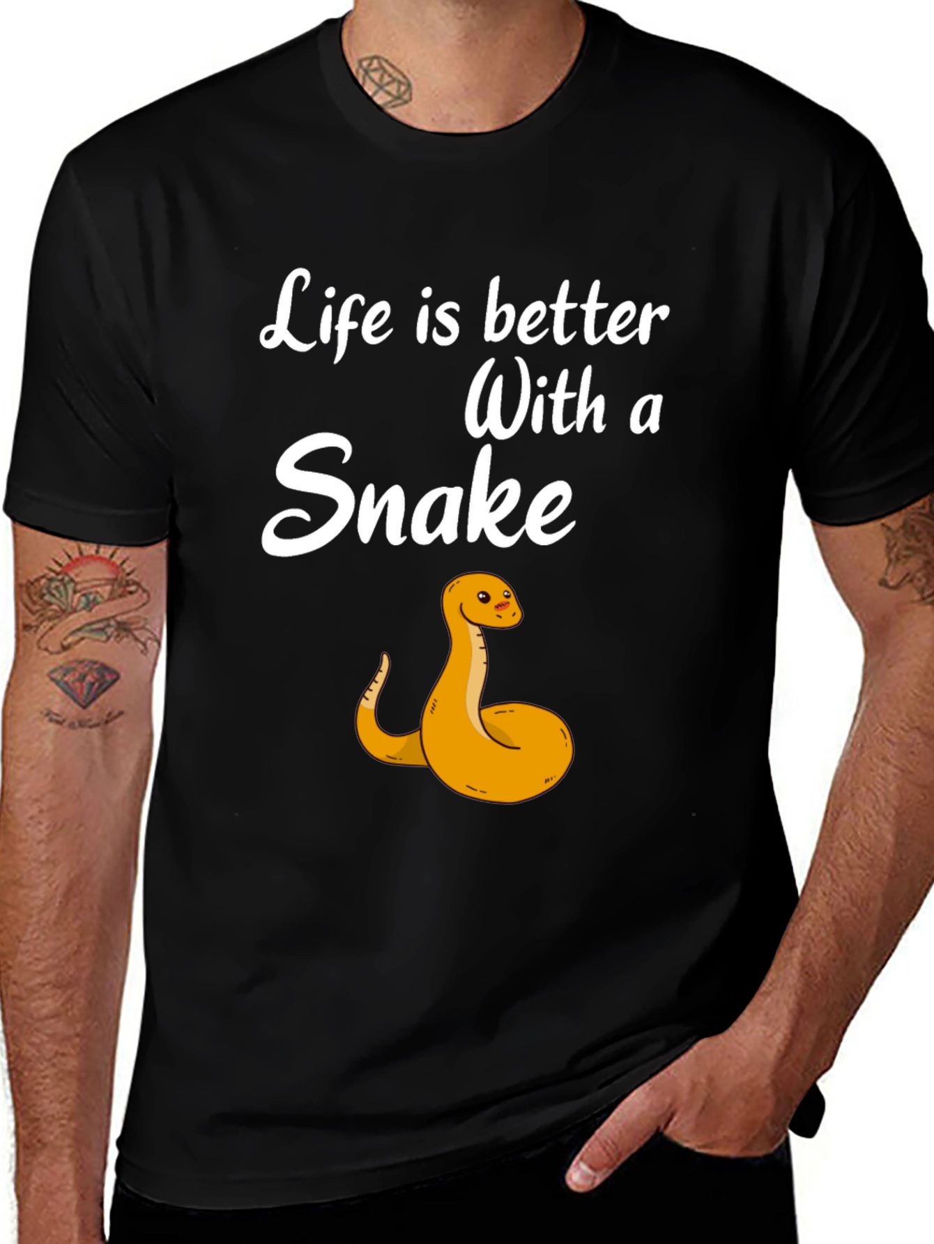 Life is Better with a Snake Graphic Tee