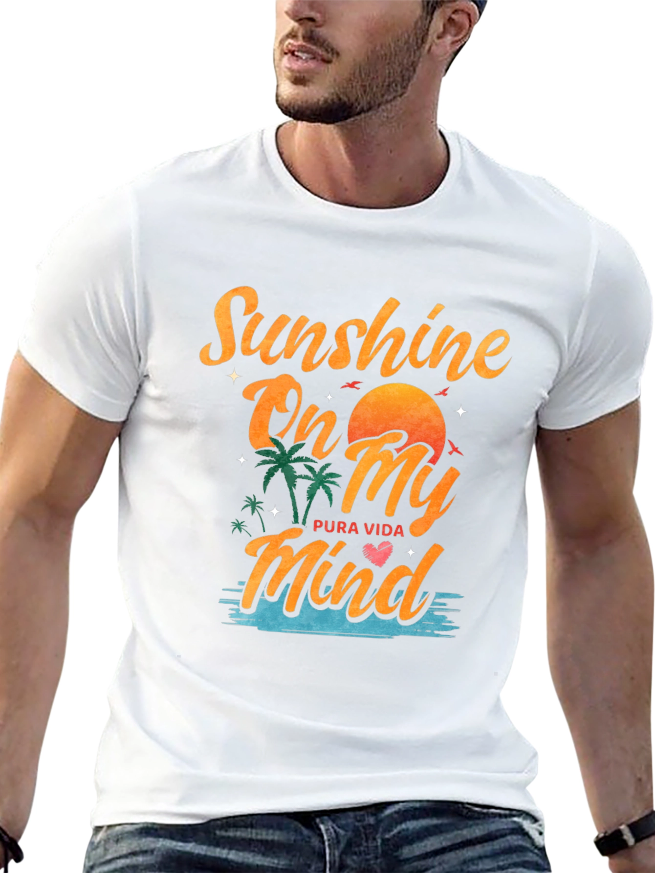 Sunshine On My Mind Black Graphic Tee