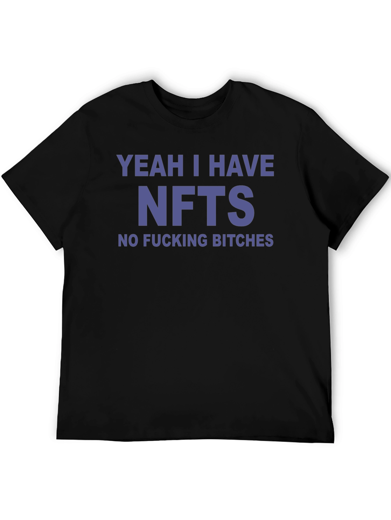 NFTs No Bitches Funny T-Shirt