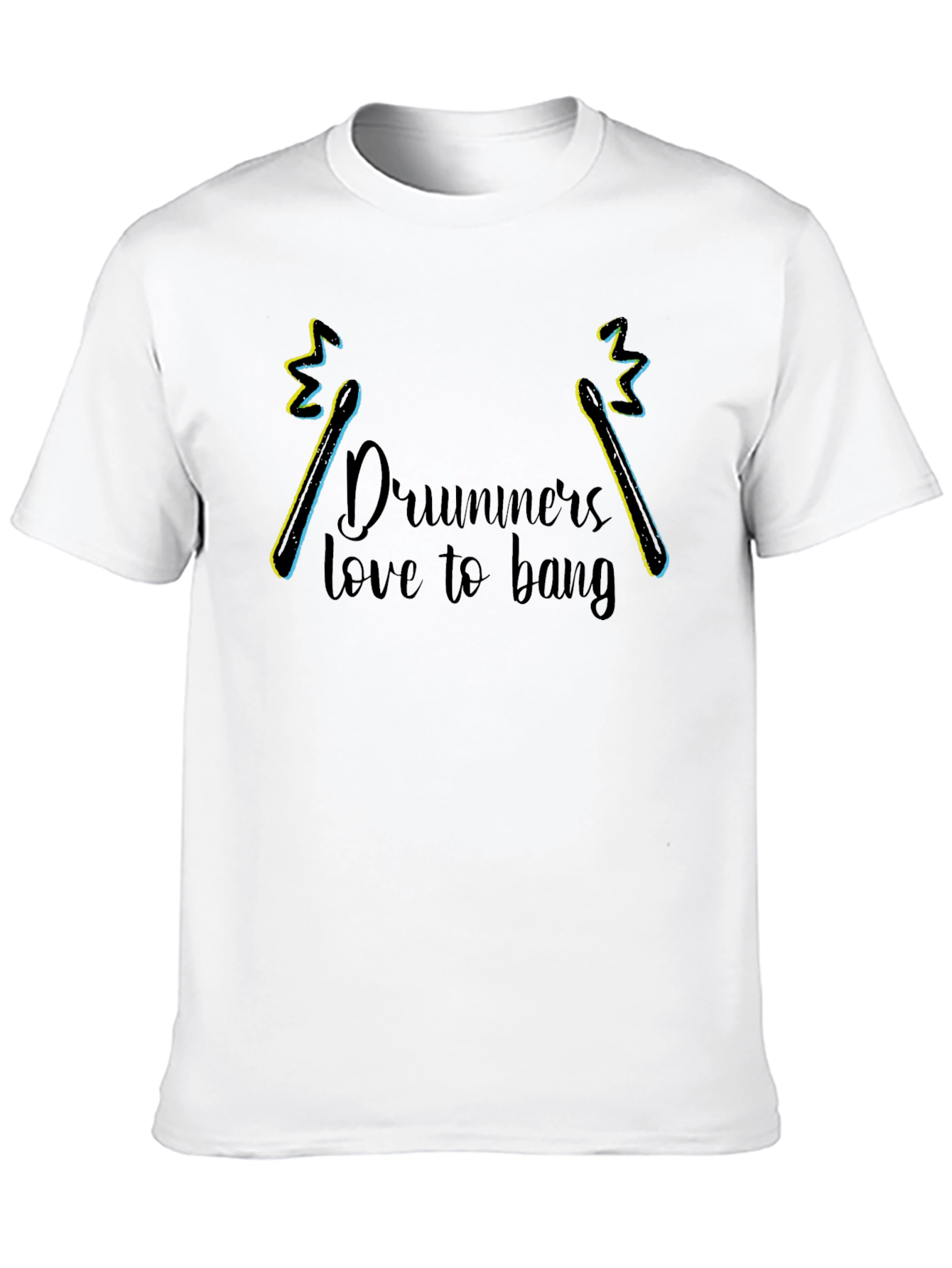 Drummers Love to Bang T-Shirt Black