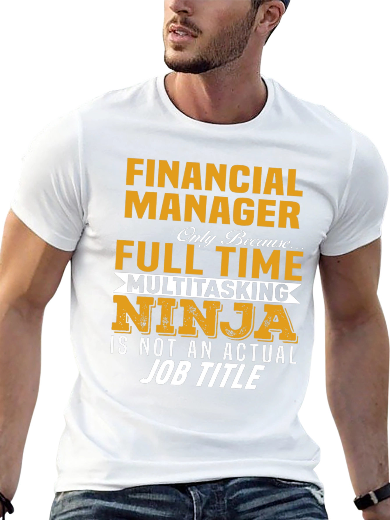Financial Manager Full-Time Multitasking Ninja T-Shirt