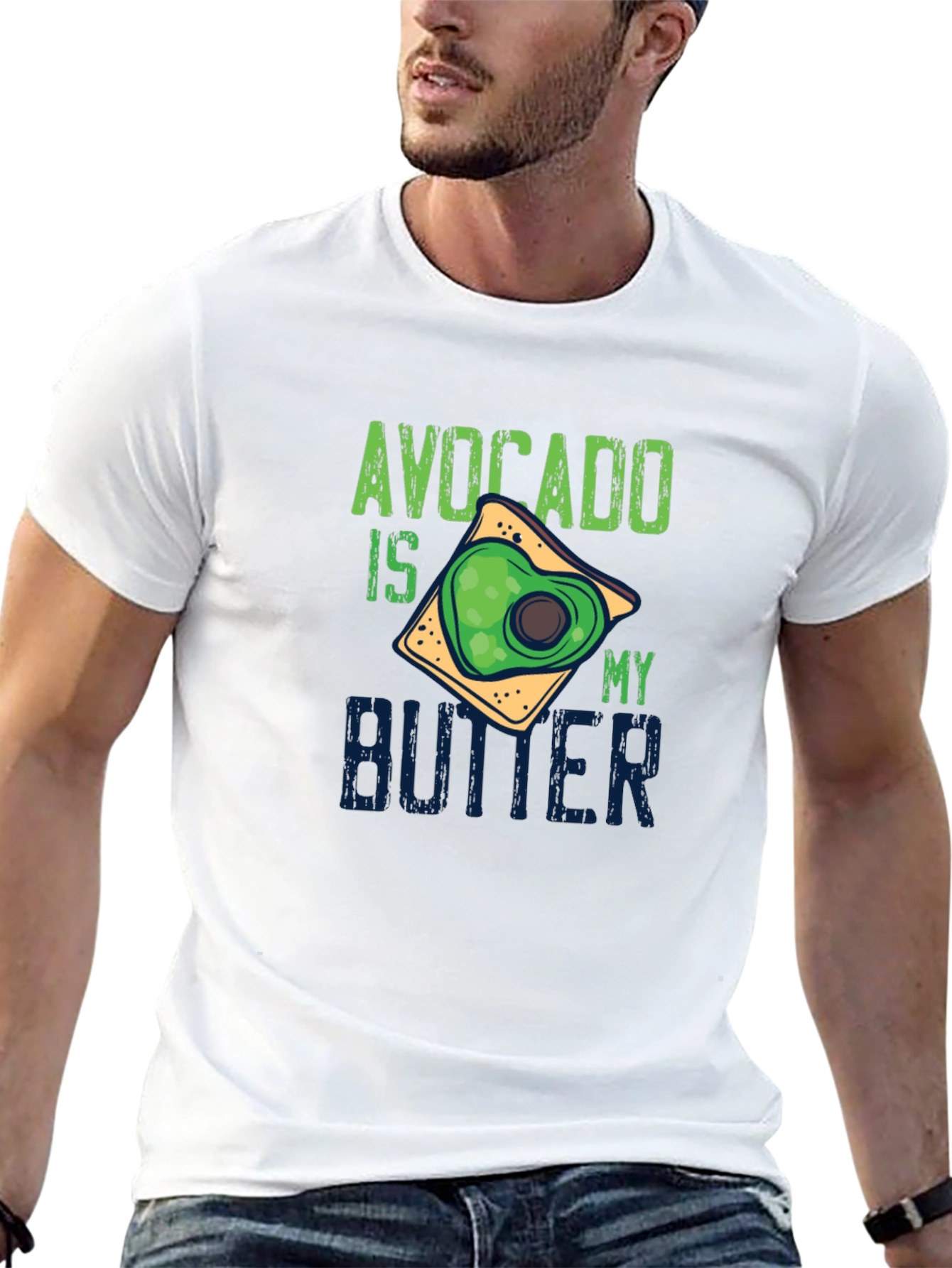 Avocado is My Butter T-Shirt - Unique Foodie Tee